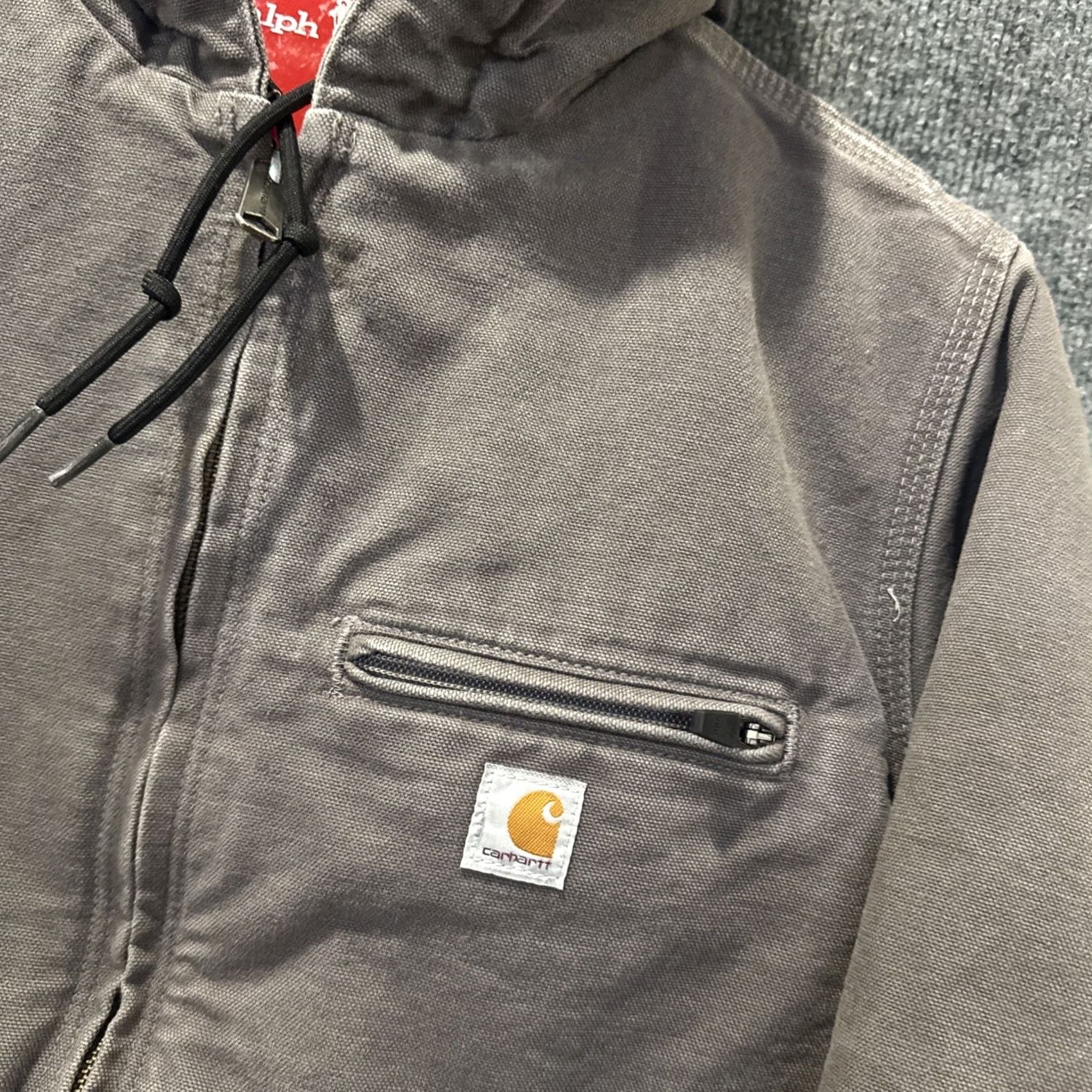 Carhartt Carhartt Women's Jacket M Purple Loose Fit Washed Duck Sherpa Lined HTF 104292-032 Size M / US 6-8 / IT 42-44 - 4 Thumbnail