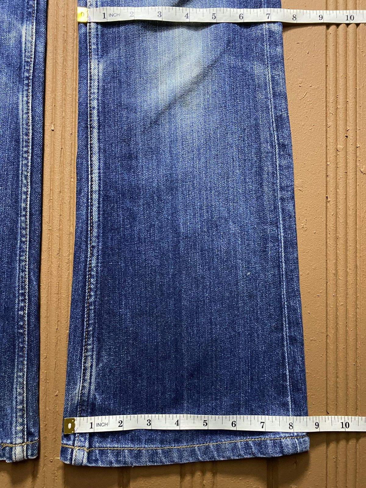 Levi's Vintage Clothing Vintage Levis 517 90’s Japan Blue Wash Flare Jeans Size US 28 / EU 44 - 15 Thumbnail