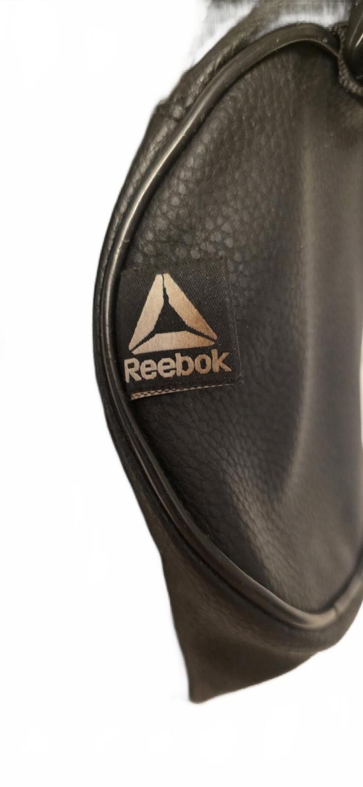 Reebok Reebok Black Leather Crossbody Bag with Dual Front Pockets Size ONE SIZE - 2 Thumbnail
