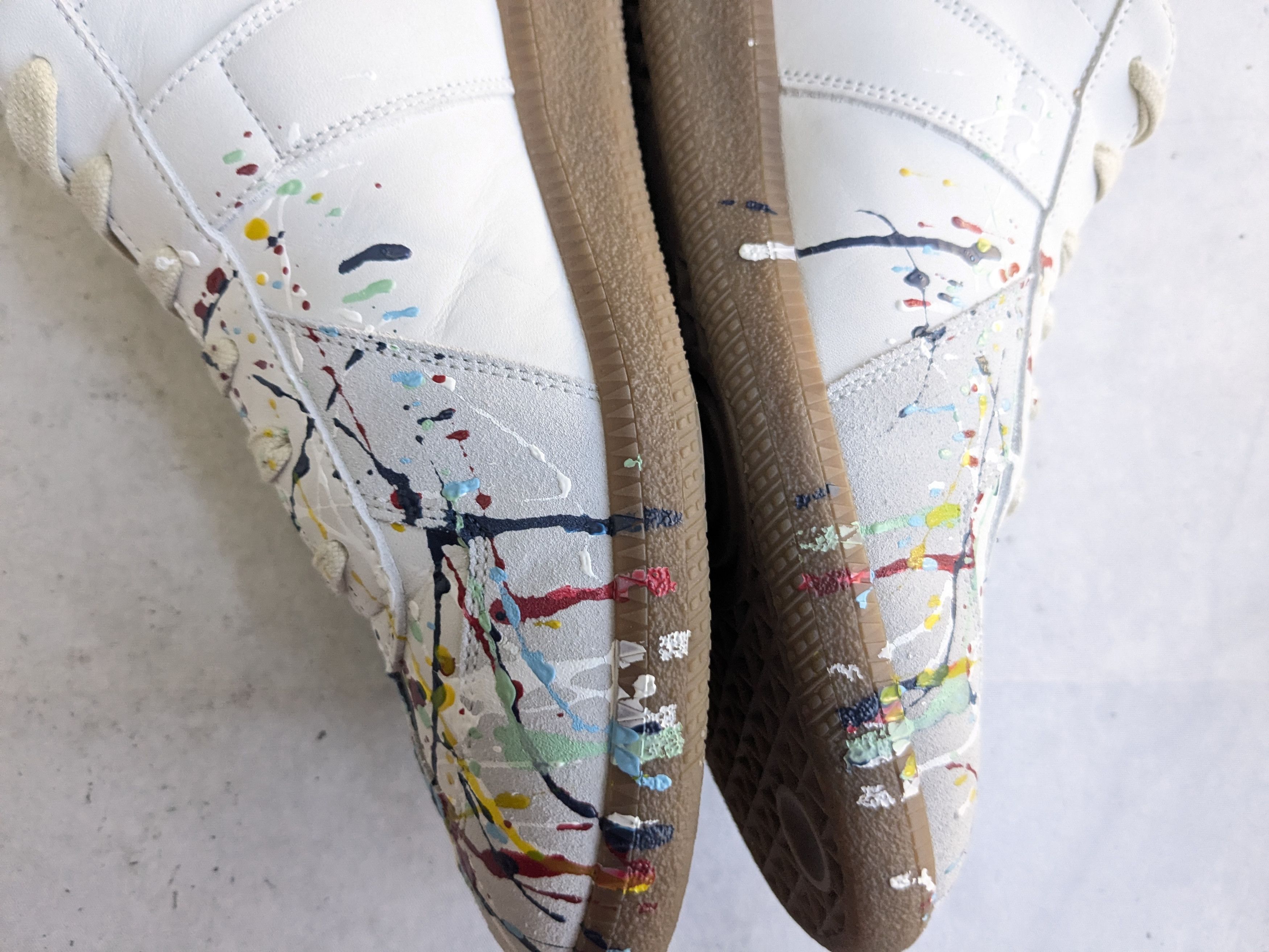 Maison Margiela Maison Margiela GAT Replica Paint Splatter 11.5 44.5 Size US 11.5 / EU 44-45 - 11 Thumbnail