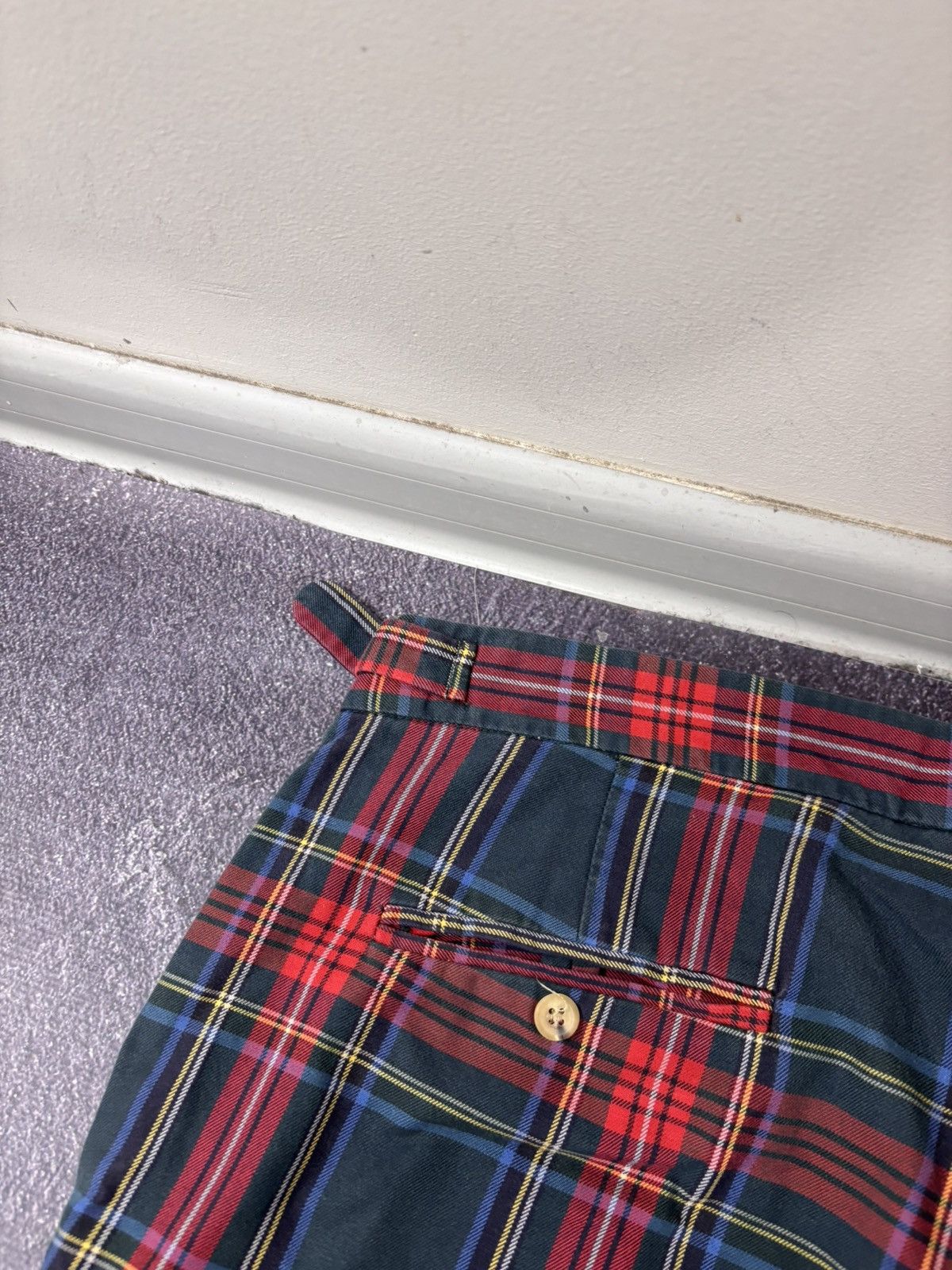 Polo Ralph Lauren Vintage Polo Ralph Lauren Men’s Tartan Plaid Pants Trousers Size US 38 / EU 54 - 20 Thumbnail