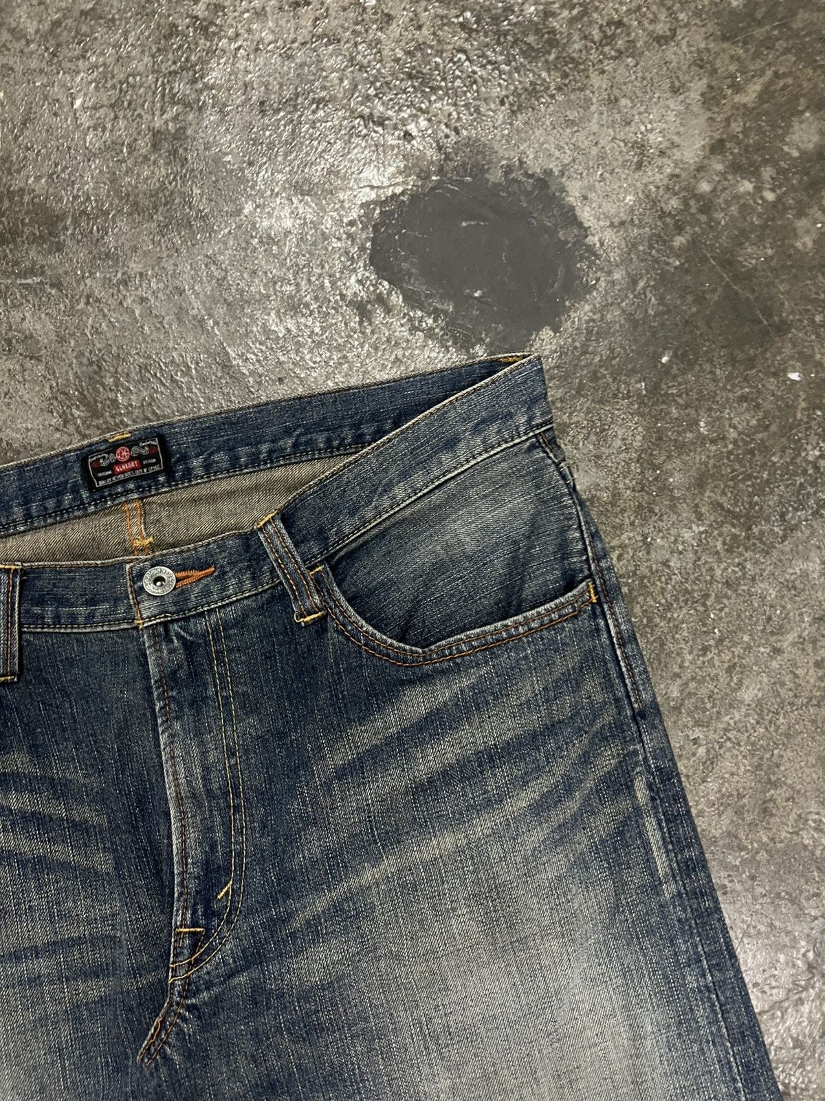Japanese Brand GL HEART LIMITED EDITION VINTAGE JEAN. Size US 36 / EU 52 - 8 Thumbnail