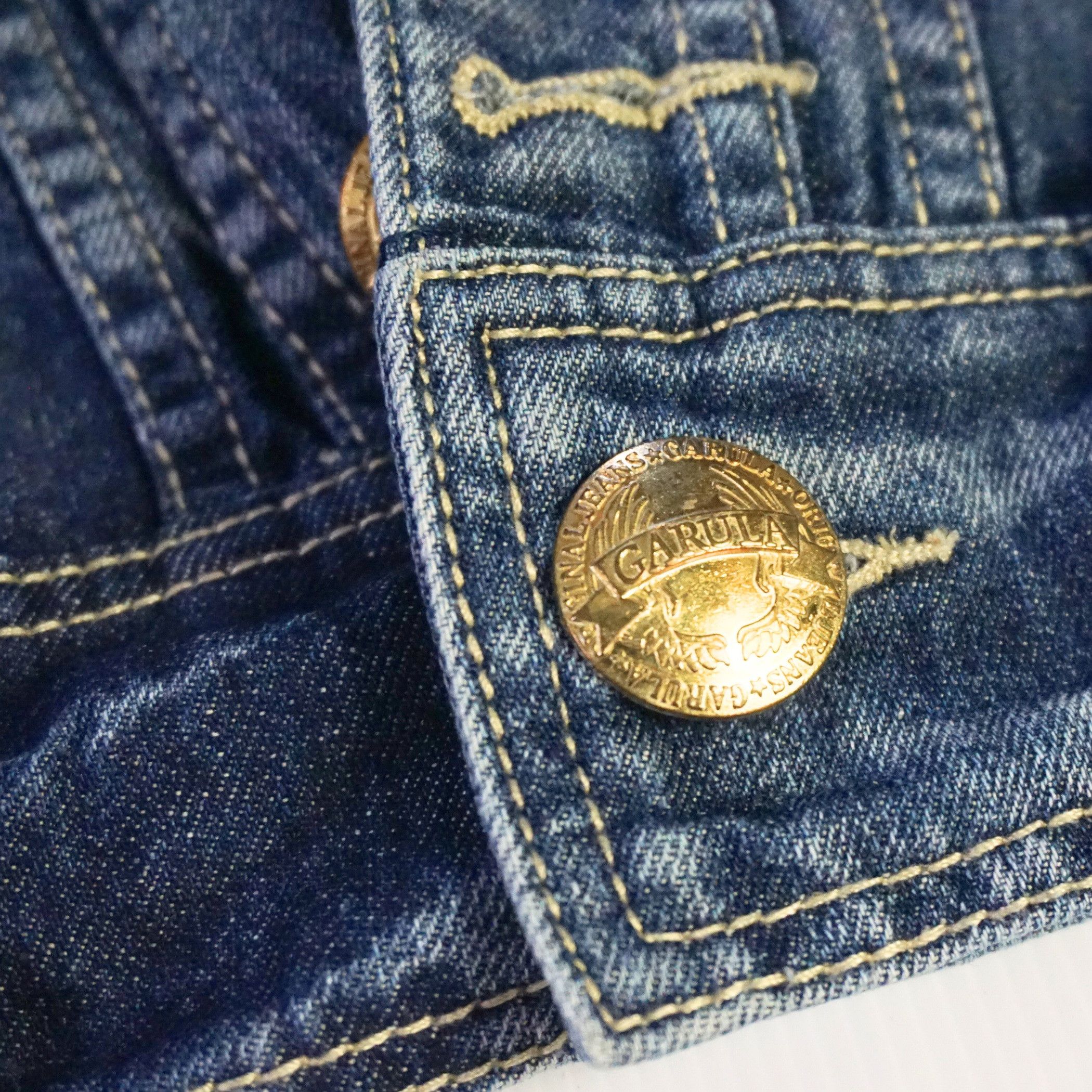 Japanese Brand GARULA Ripped & Distressed Women Denim Jacket Size XS / US 0-2 / IT 36-38 - 5 Thumbnail