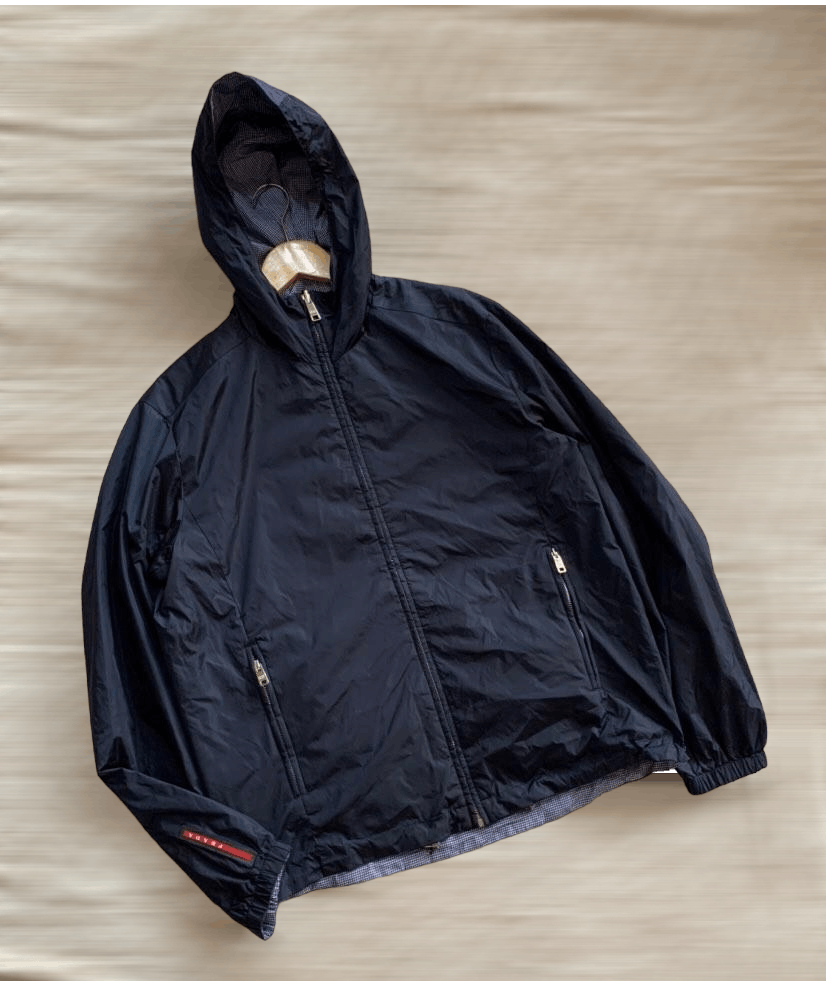 Prada Reversible Hooded Padded-shell Jacket in Black for Men