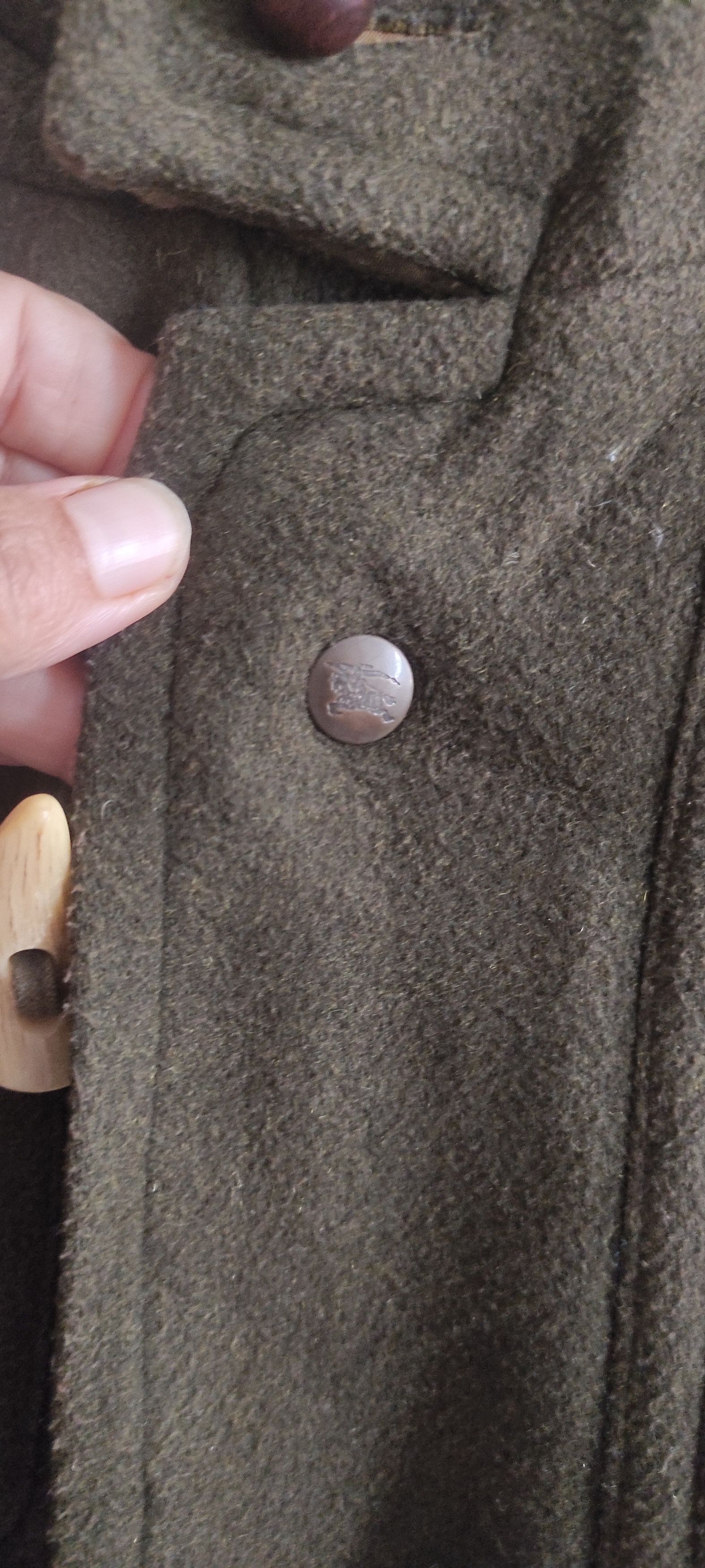 Burberry Prorsum × Vintage Burberrys Mens Duffle Coat Hooded Wool Nova Check Made spain Size US L / EU 52-54 / 3 - 5 Thumbnail