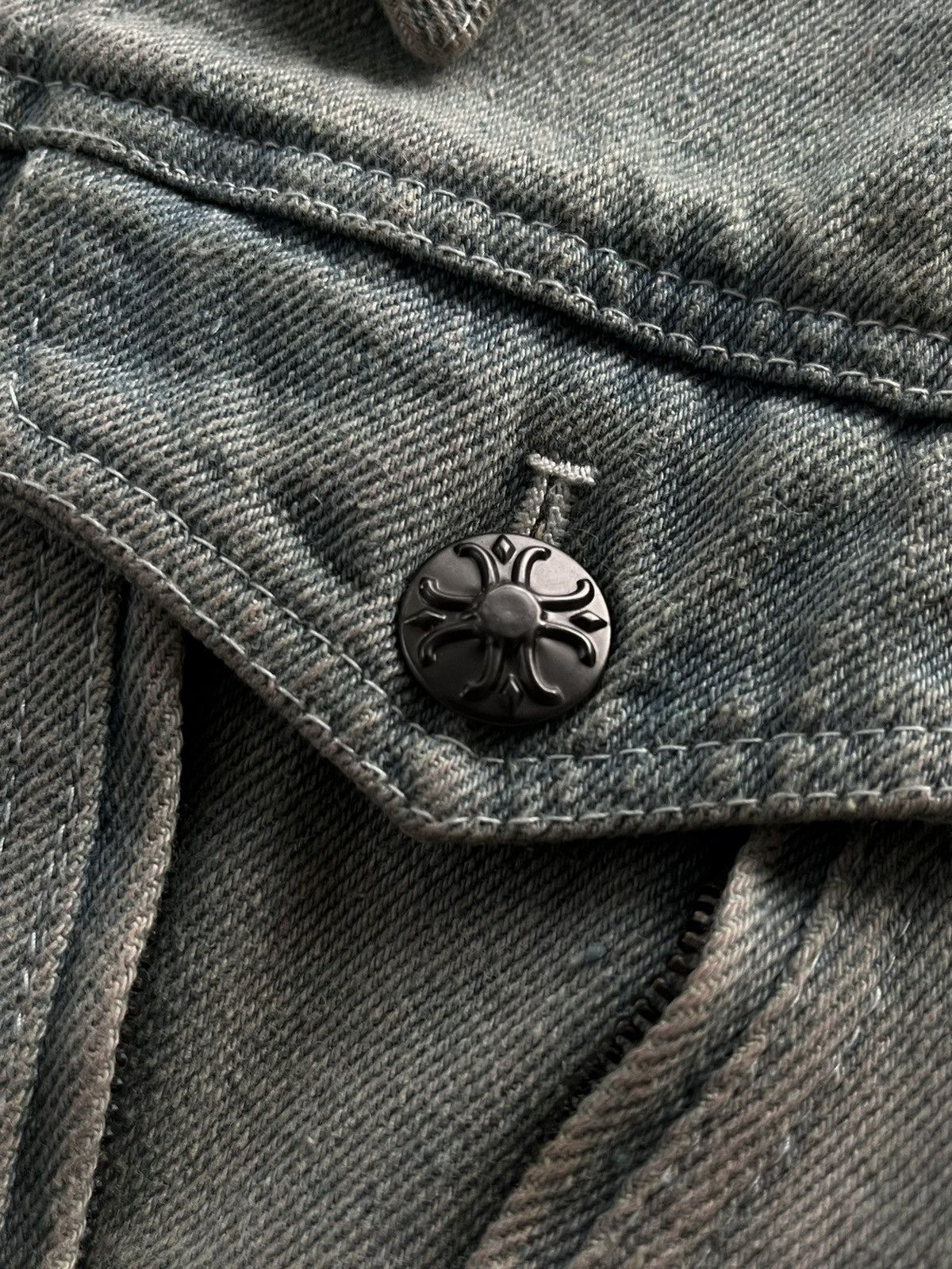 Isamu Katayama Backlash BERNINGS SHO JAPANESE SKULL BEADS MULTI ZIPPER DENIM JACKET Size US M / EU 48-50 / 2 - 7 Thumbnail
