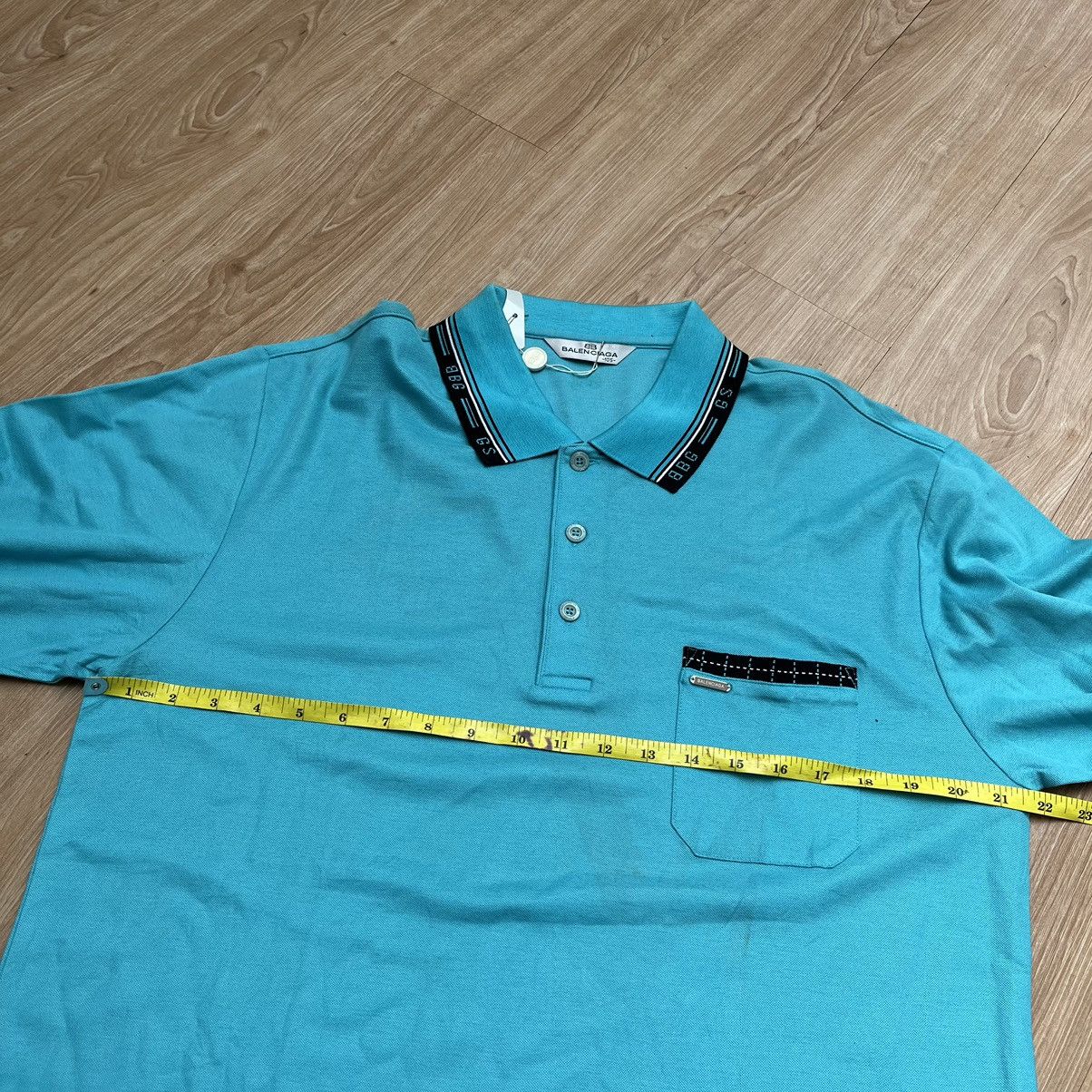 Balenciaga Vintage Dead Stock Balenciaga Polo Shirt Size US L / EU 52-54 / 3 - 9 Thumbnail