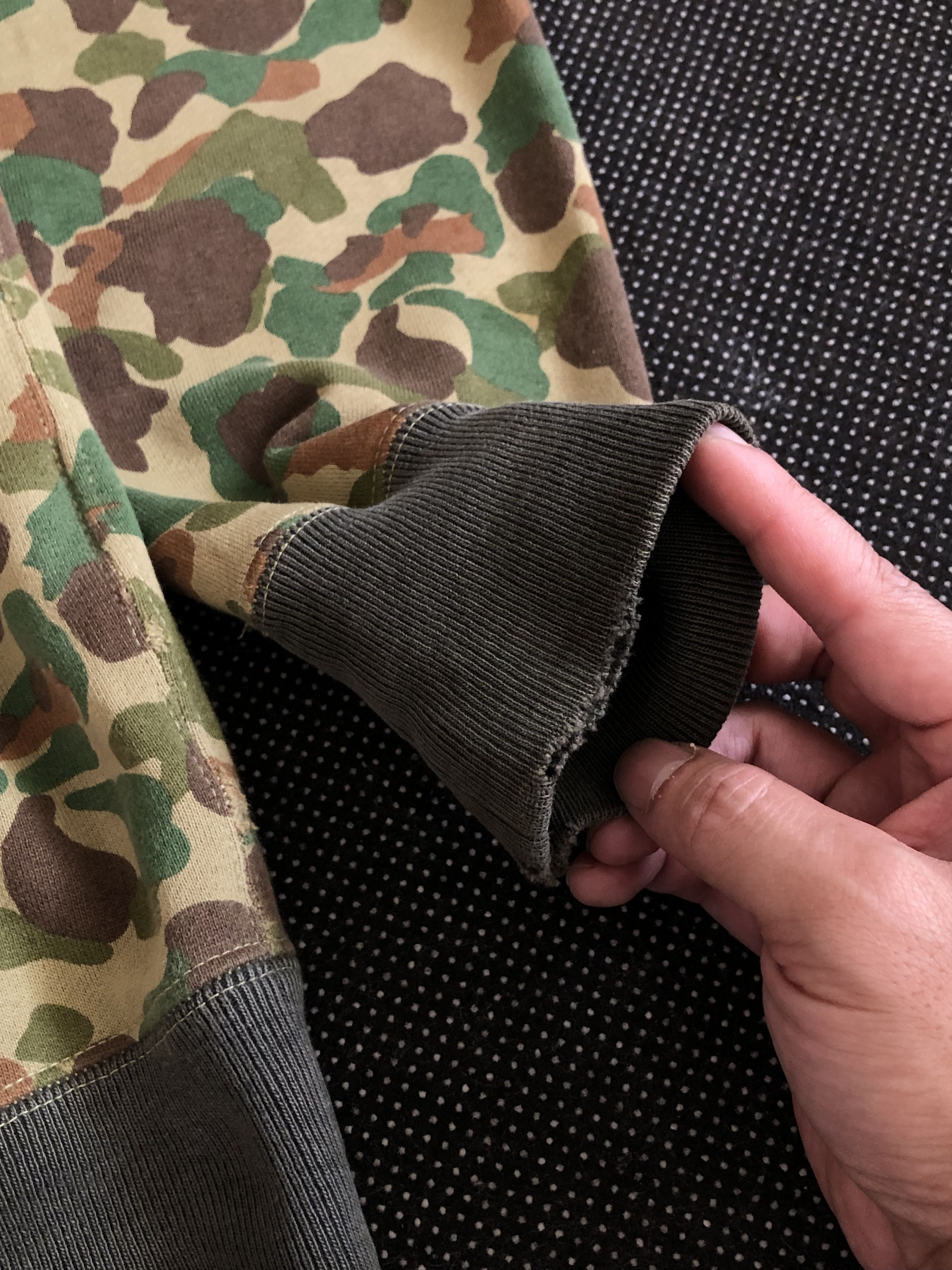 Japanese Brand RARE🔥JAPAN’S RICO FROGSKIN CAMO RIRI ZIPPER HOODIE Size US L / EU 52-54 / 3 - 6 Thumbnail