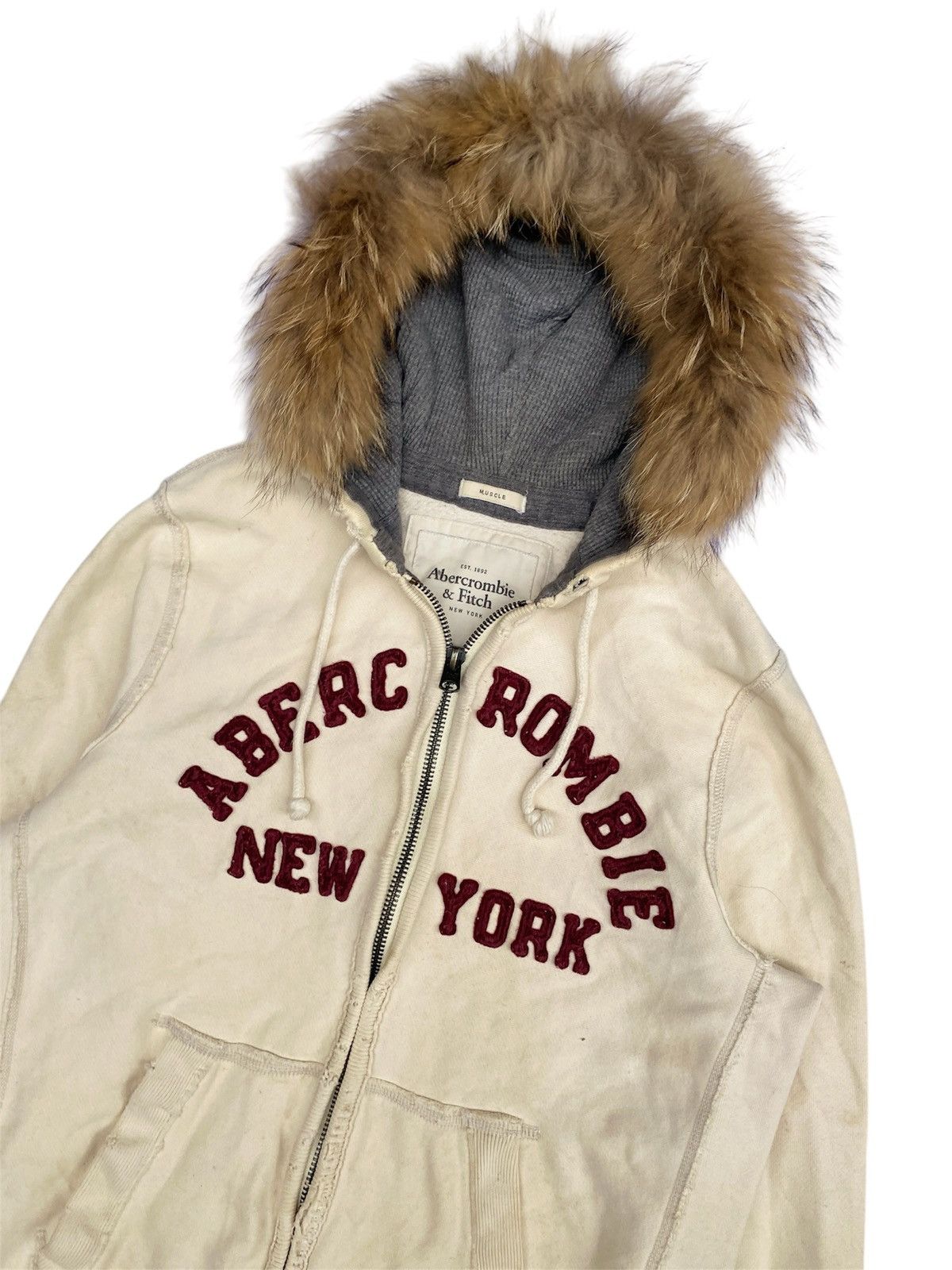Abercrombie & Fitch × If Six Was Nine × Le Grande Bleu (L.G.B.) Abercrombie Fur Hoodie Zip ifsix lgb style Size US XL / EU 56 / 4 - 2 Thumbnail