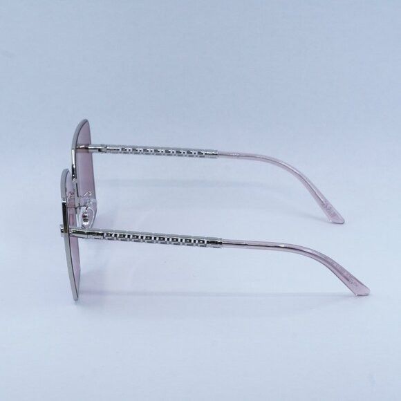Versace Versace VE2270D 10007V Sunglasses Silver Square Frame, Pink Size ONE SIZE - 10 Thumbnail