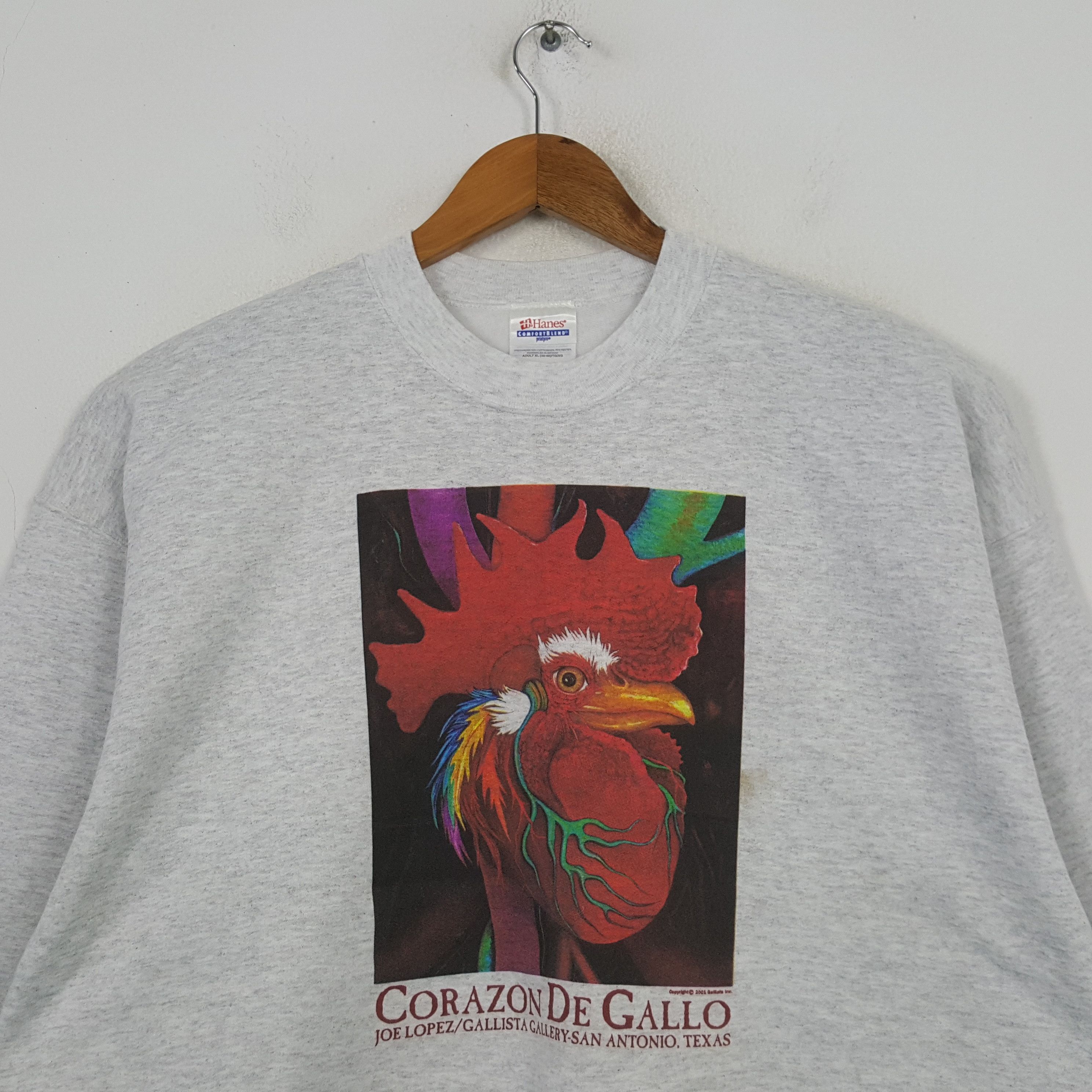 Other Vintage Corazon De Gallo Spanish Art Style Sweatshirt RR2 Size US XL / EU 56 / 4 - 2 Thumbnail