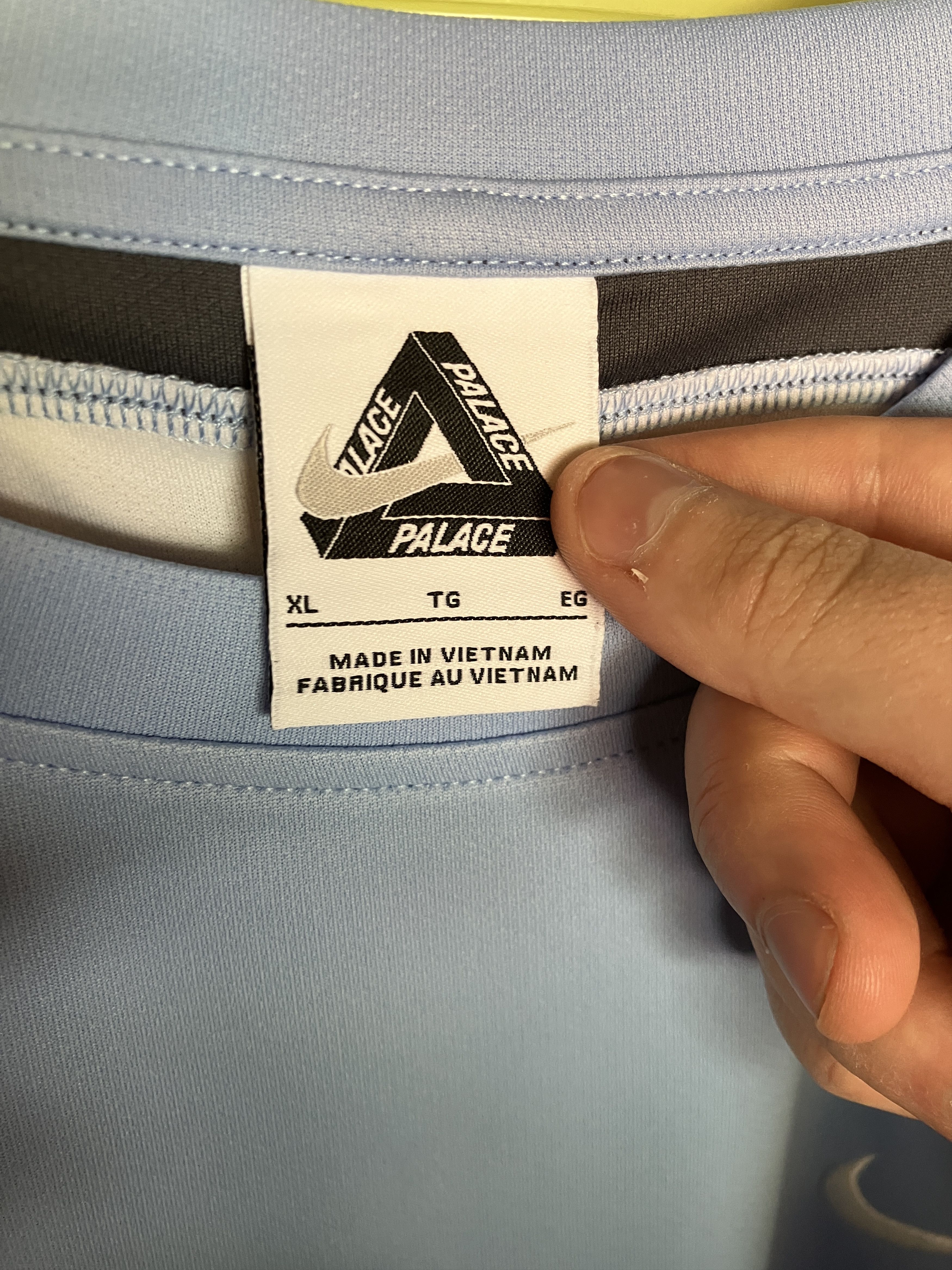 Palace Palace Nike Jersey - Sky Blue Size US XL / EU 56 / 4 - 6 Thumbnail