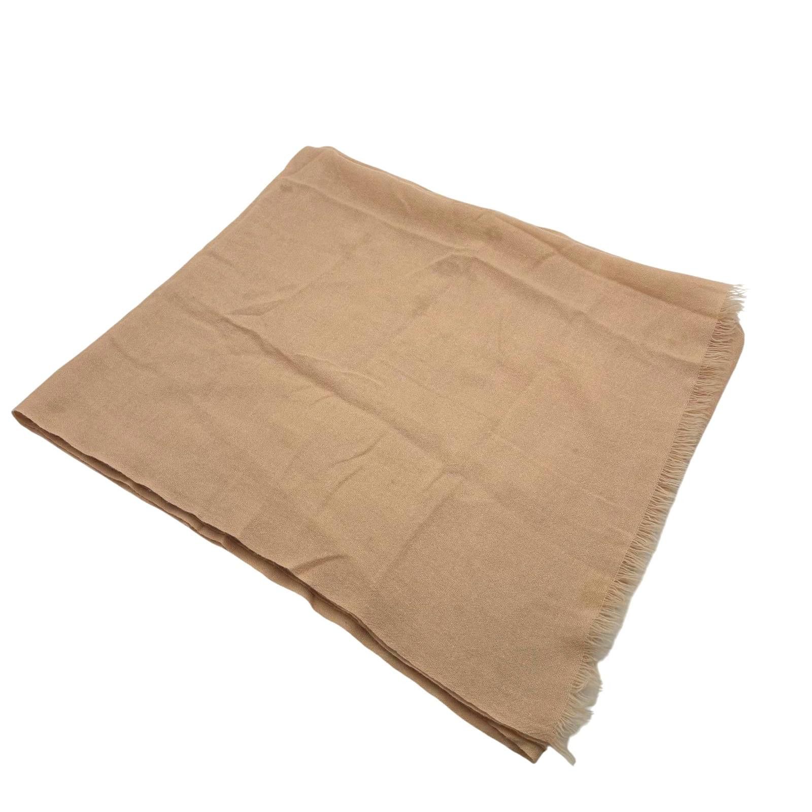 Designer 100% Cashmere Pashima Peach Fringe Shawl / Scarf Size ONE SIZE - 4 Thumbnail