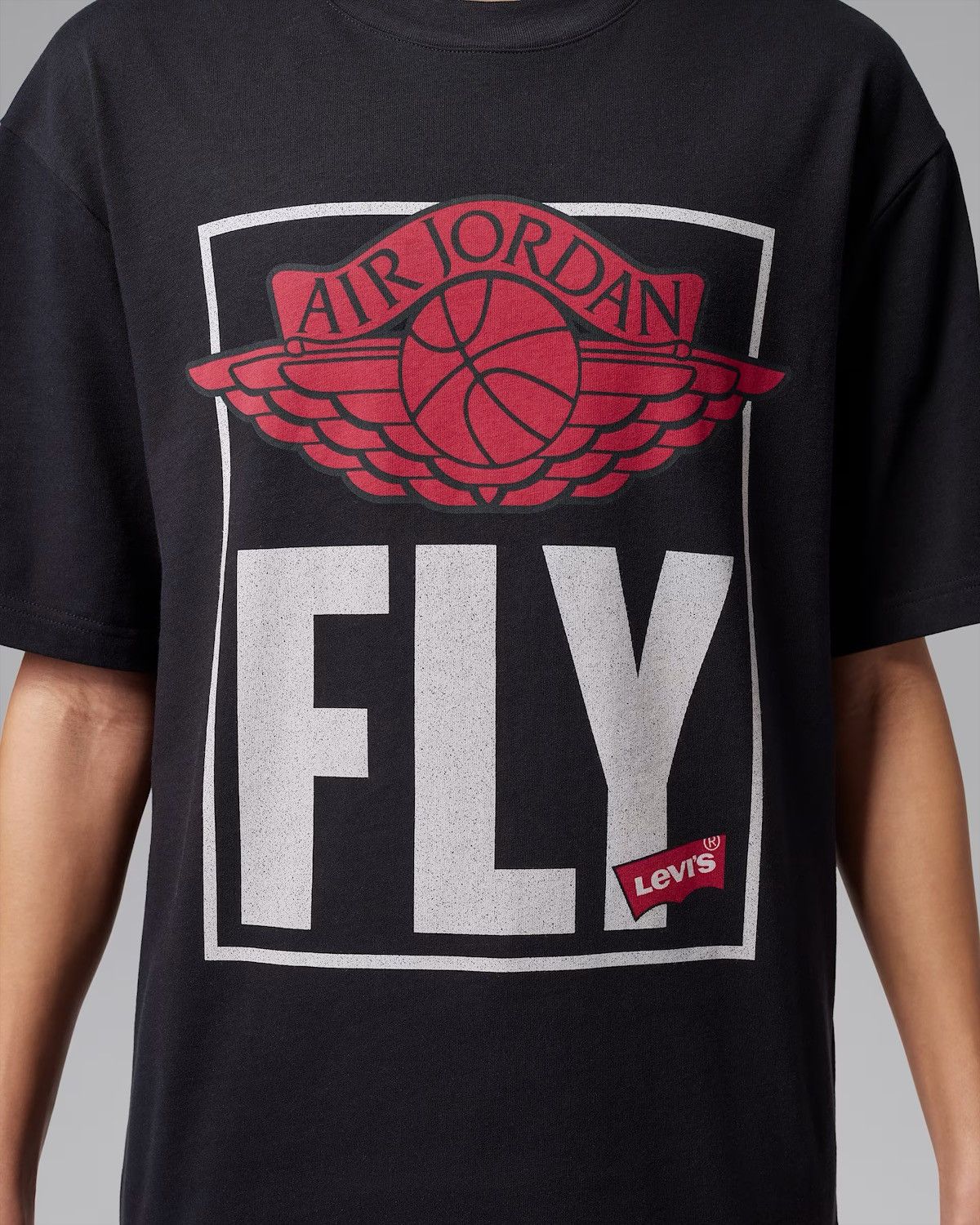 Jordan Brand × Levi's Jordan x Levi's Short-Sleeve T-Shirt in Black size Small Size US S / EU 44-46 / 1 - 5 Thumbnail