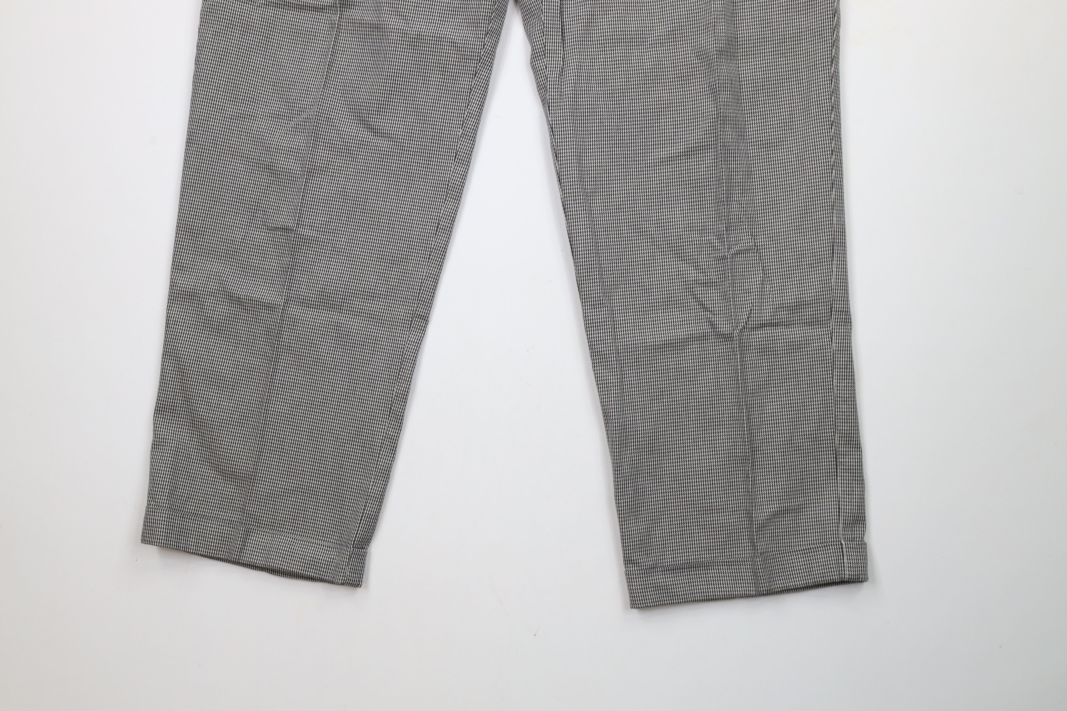 Vintage Vintage 90s Streetwear Cuffed Houndstooth Chino Pants Cotton Size US 34 / EU 50 - 4 Thumbnail