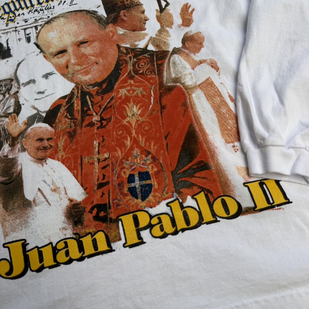 Kanye Yzy Juan Pablo Ii 'white Lives Matter' Tee Sample, Men's (Size Xl) — image 4 of 6