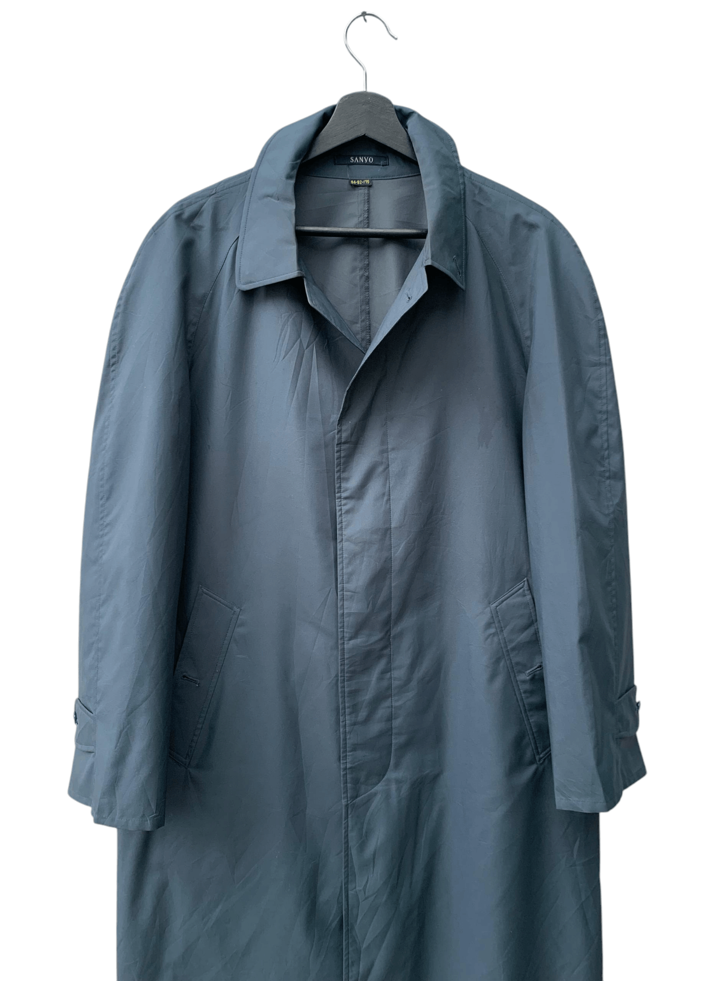 Sanyo Vintage Sanyo Button Trench Jacket Size US L / EU 52-54 / 3 - 7 Thumbnail