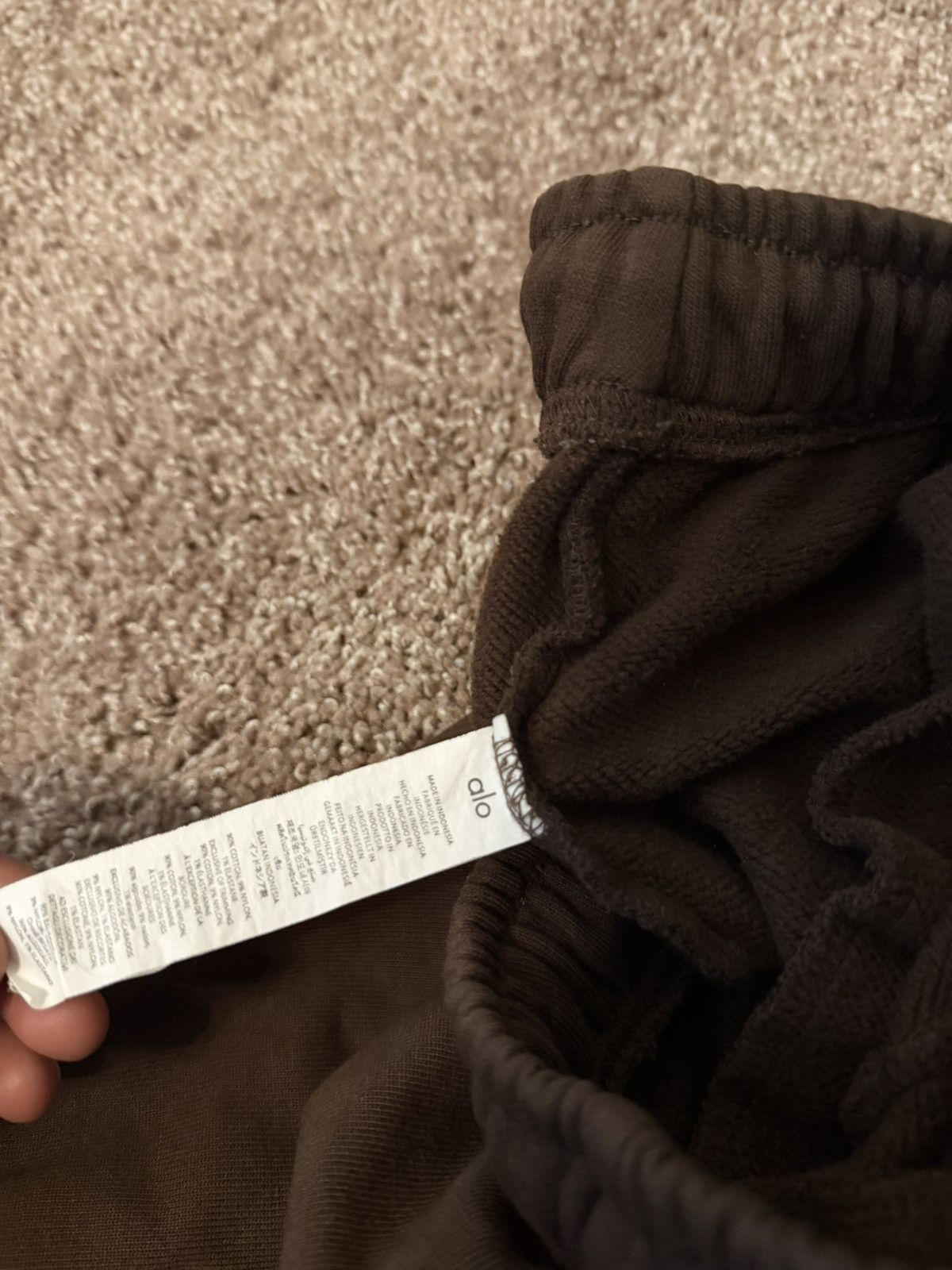 Alo Alo Brown Straight Sweatpants Size US 30 / EU 46 - 4 Thumbnail