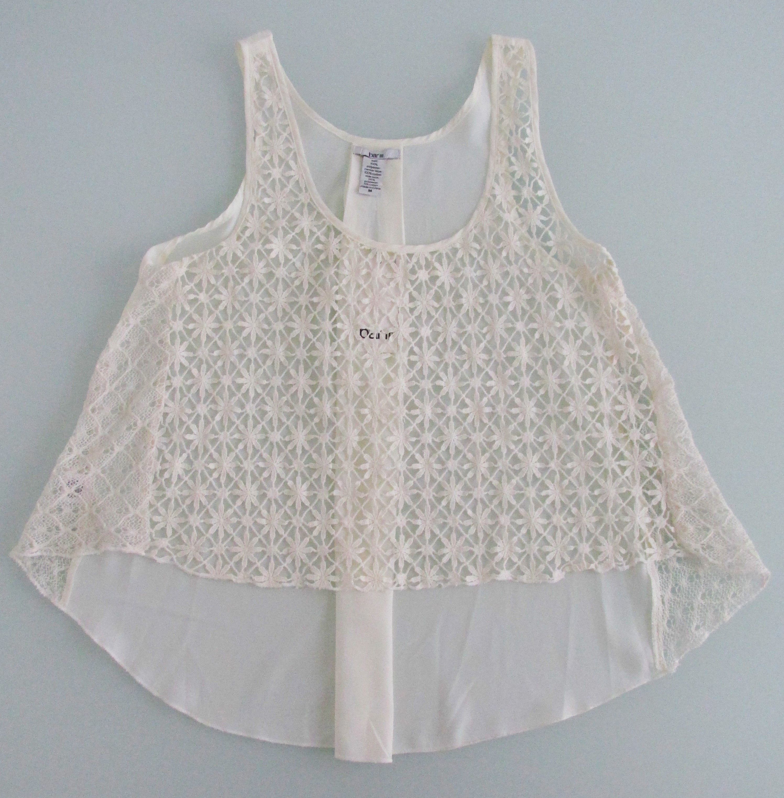 Bar III Lush (NWT) Women's Tank Top Size Medium Size M / US 6-8 / IT 42-44 - 3 Thumbnail
