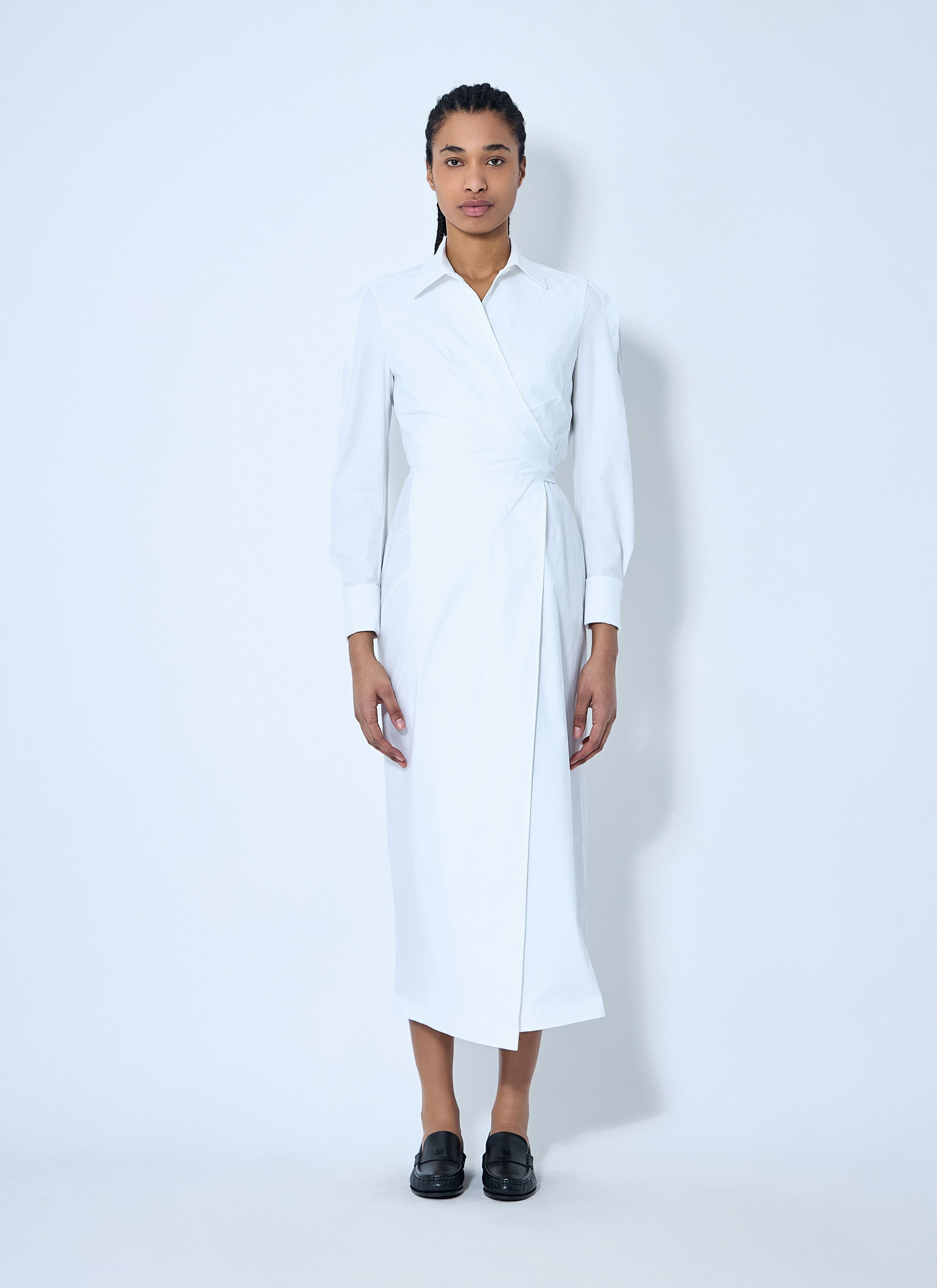 Max Mara Poplin Shirt Dress Size M / US 6-8 / IT 42-44 - 1 Thumbnail