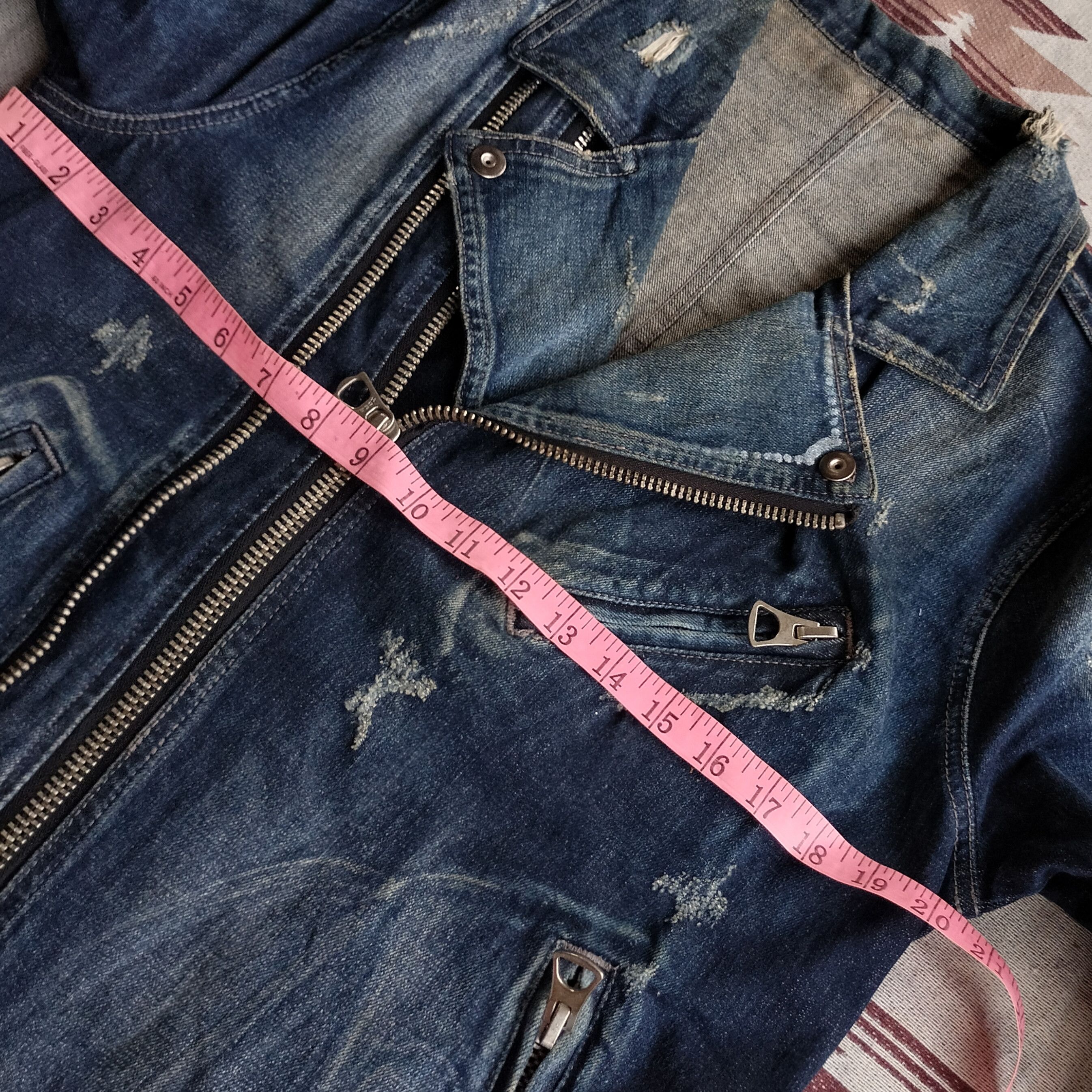 semanticdesign SemanticDesign rock double collar denim jacket Size US M / EU 48-50 / 2 - 16 Thumbnail