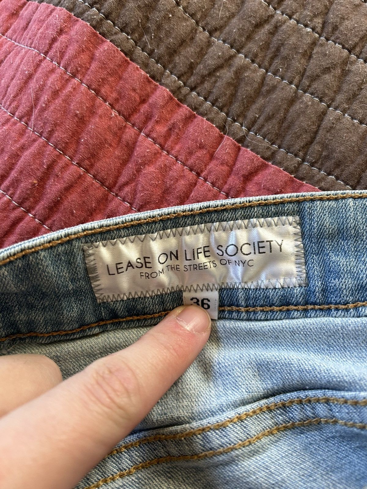 Ev Bravado × Lease on Life Society MurderBravado Signature Denim NXTLVLHIGH Size US 36 / EU 52 - 3 Thumbnail