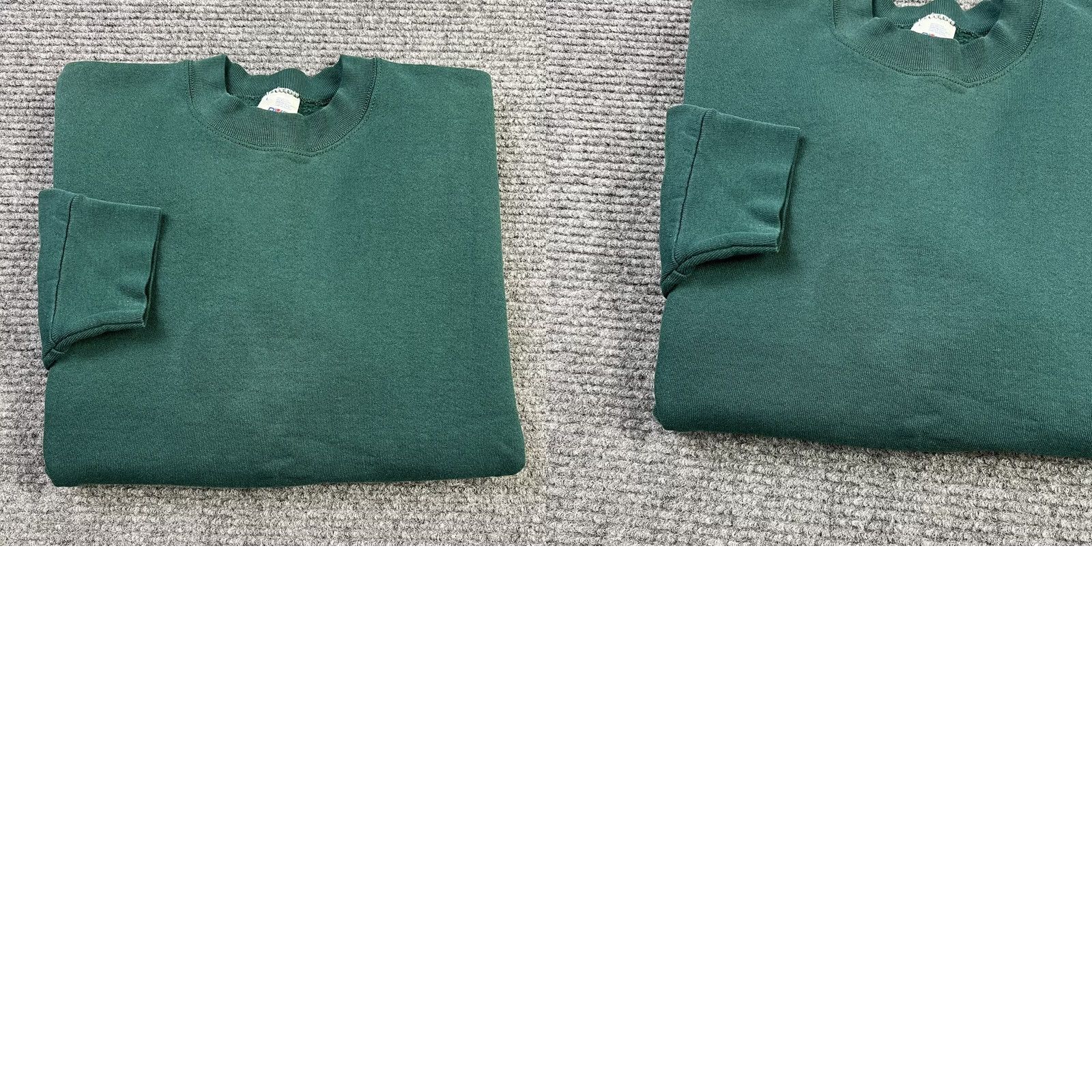 Vintage VINTAGE BVD Sweatshirt Crewneck Green 90s Adult Large Mens Pullover Blank Crewneck Long Sleeve Sweatshirt Size US L / EU 52-54 / 3 - 8 Thumbnail