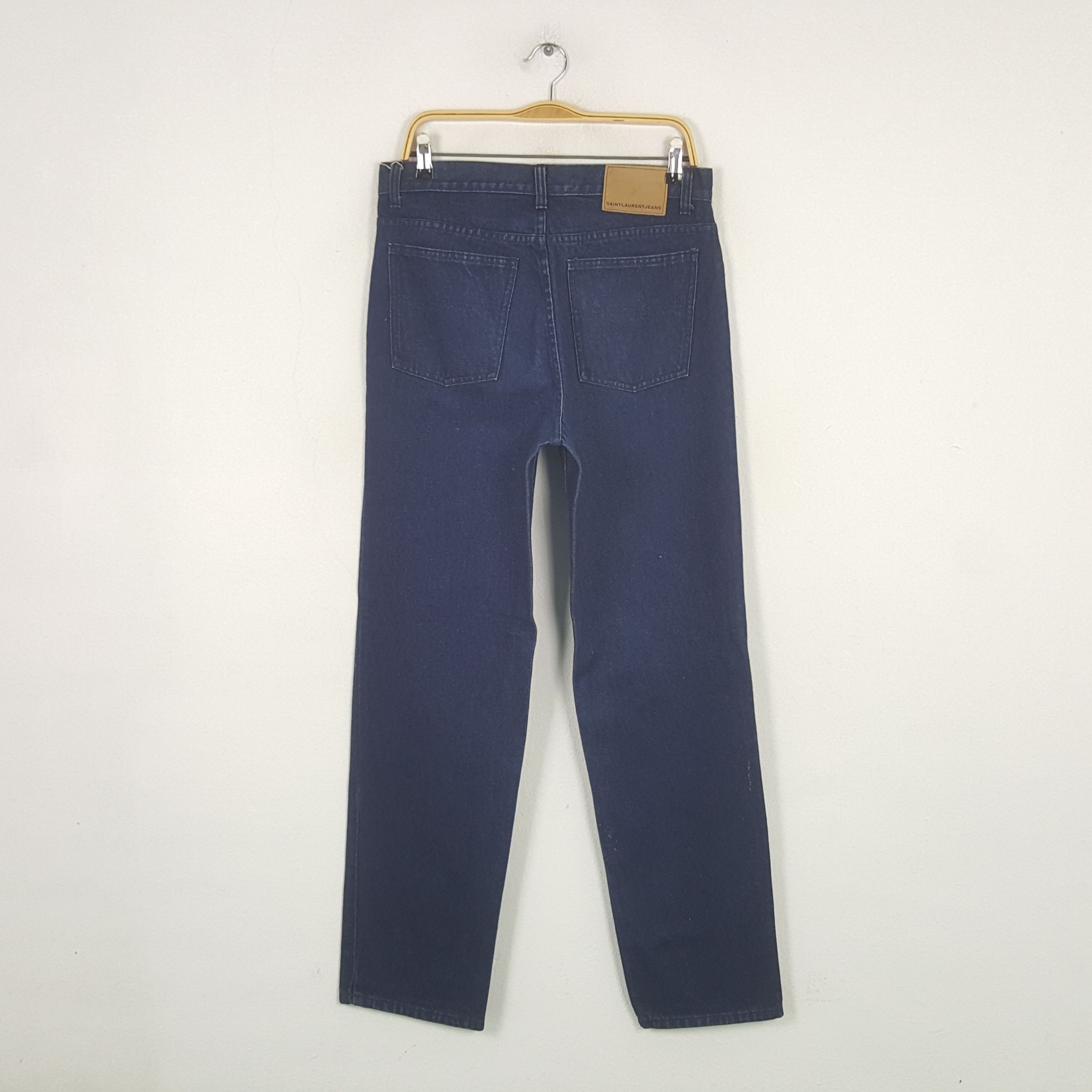 Designer Vintage Saint Laurent Italian Brand Denim Jeans C280N33 Size US 32 / EU 48 - 4 Thumbnail