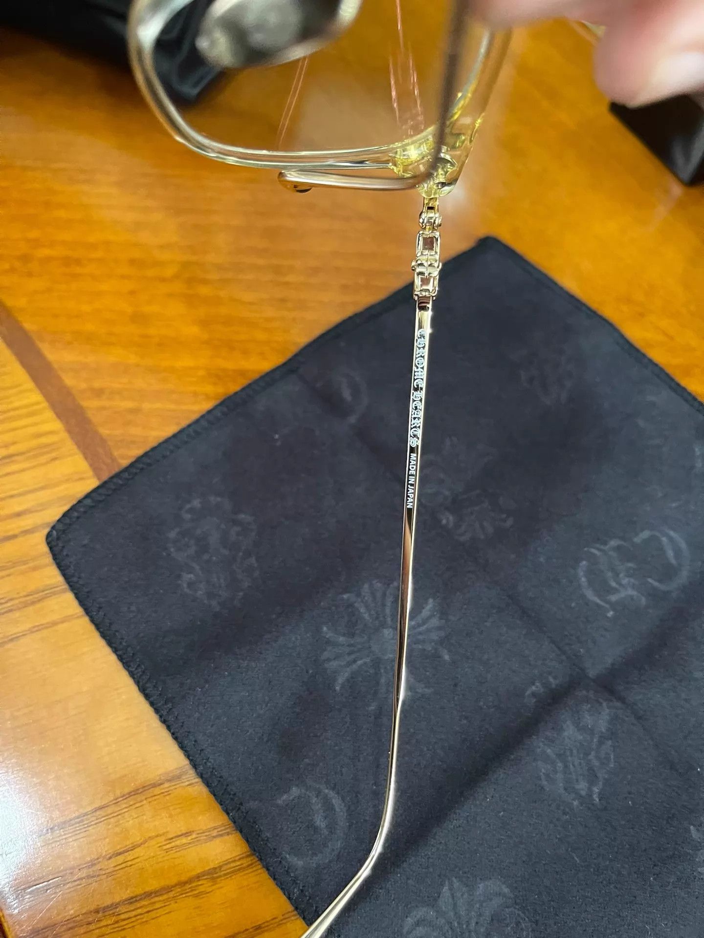 Chrome Hearts Chrome Hearts Gold-Tone Photochromic Glasses (1x Worn) Size ONE SIZE - 4 Thumbnail