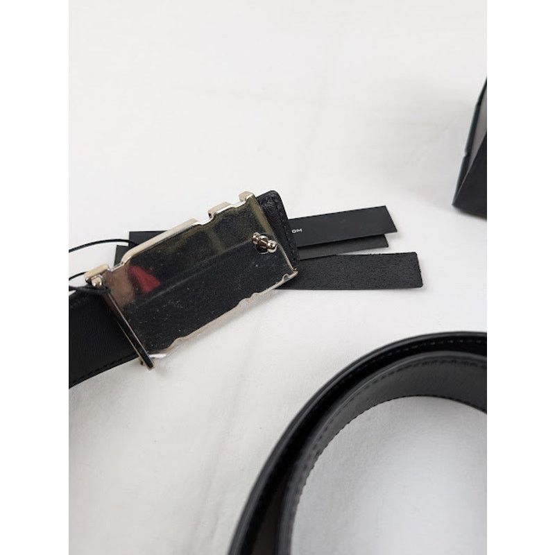 Amiri o1rshd1 Size: 100 /4CM Enamel Amiri Core Belt in Black Size 40 - 9 Thumbnail