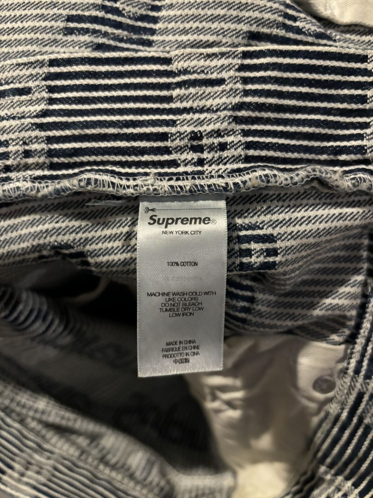 Supreme Supreme Denim Stripe Painter Pants Size US 34 / EU 50 - 5 Thumbnail