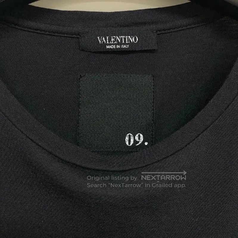 Valentino Valentino Black Cotton Men's T-Shirt Size XL . Size US XL / EU 56 / 4 - 7 Thumbnail
