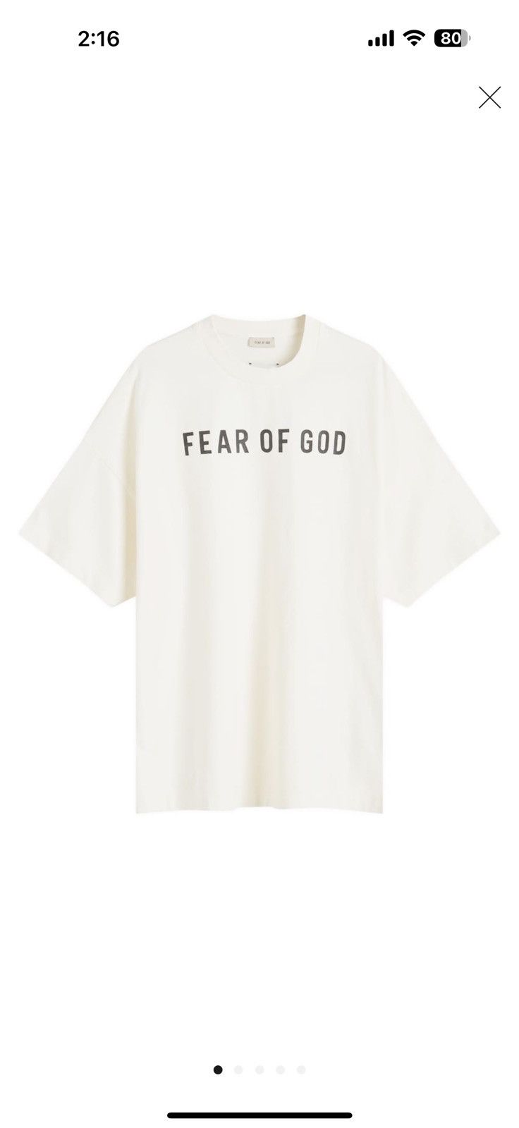 Fear of God Fear of god t shirt Size US XL / EU 56 / 4 - 1 Thumbnail