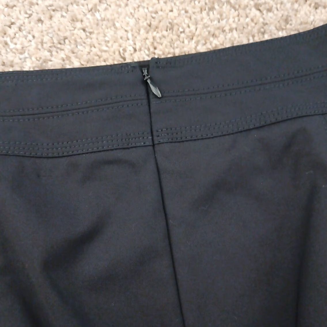 White House Black Market White House Black Market Skirt Size 6 Black Lined Slit Knee Length Pencil Straight Women Adults Regular Cotton Blend Vintage No Size 28" / US 6 / IT 42 - 7 Thumbnail