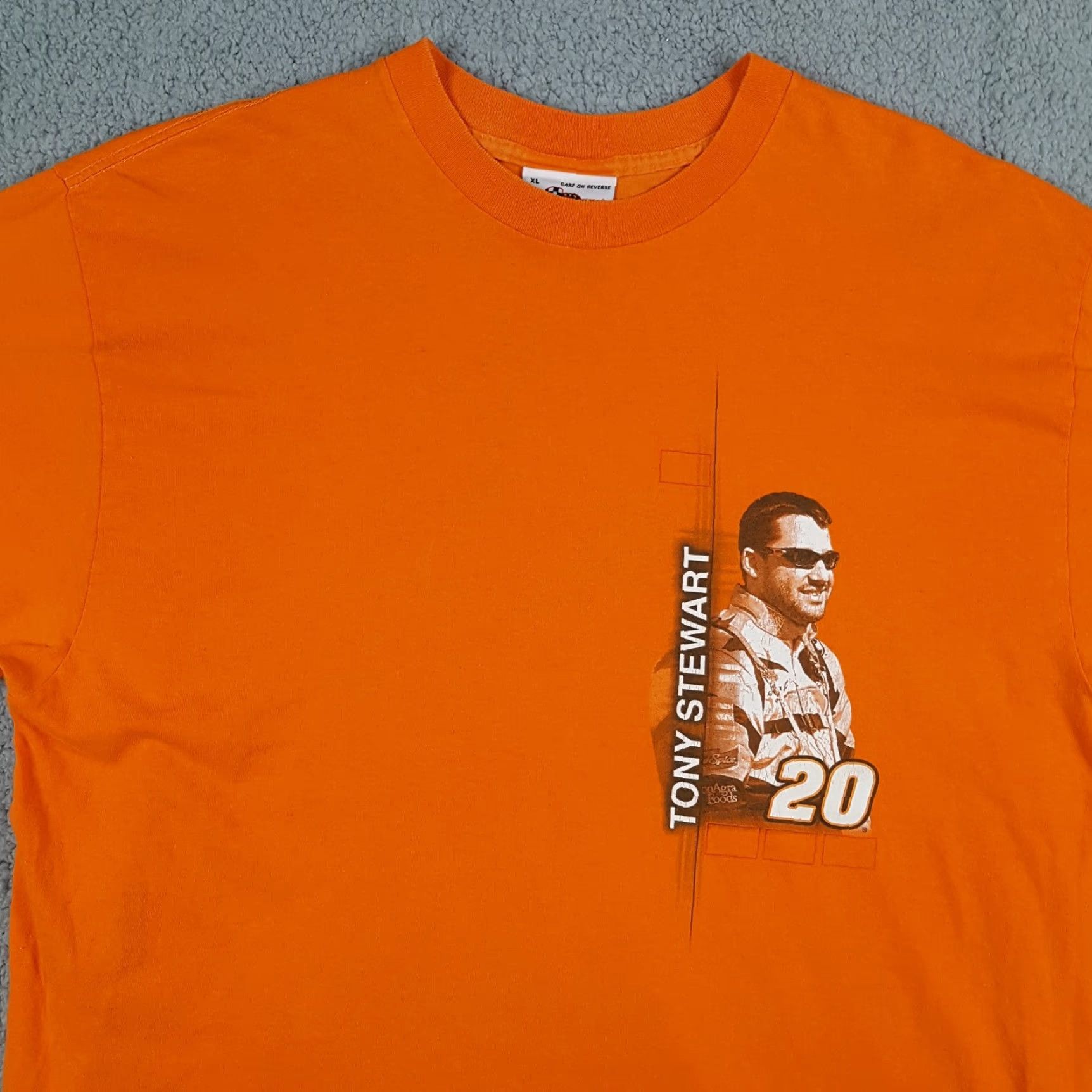 Vintage VINTAGE Winner's Circle Tony Stewart Home Depot Racing NASCAR T-Shirt Orange XL 00s Mens Size US XL / EU 56 / 4 - 2 Thumbnail