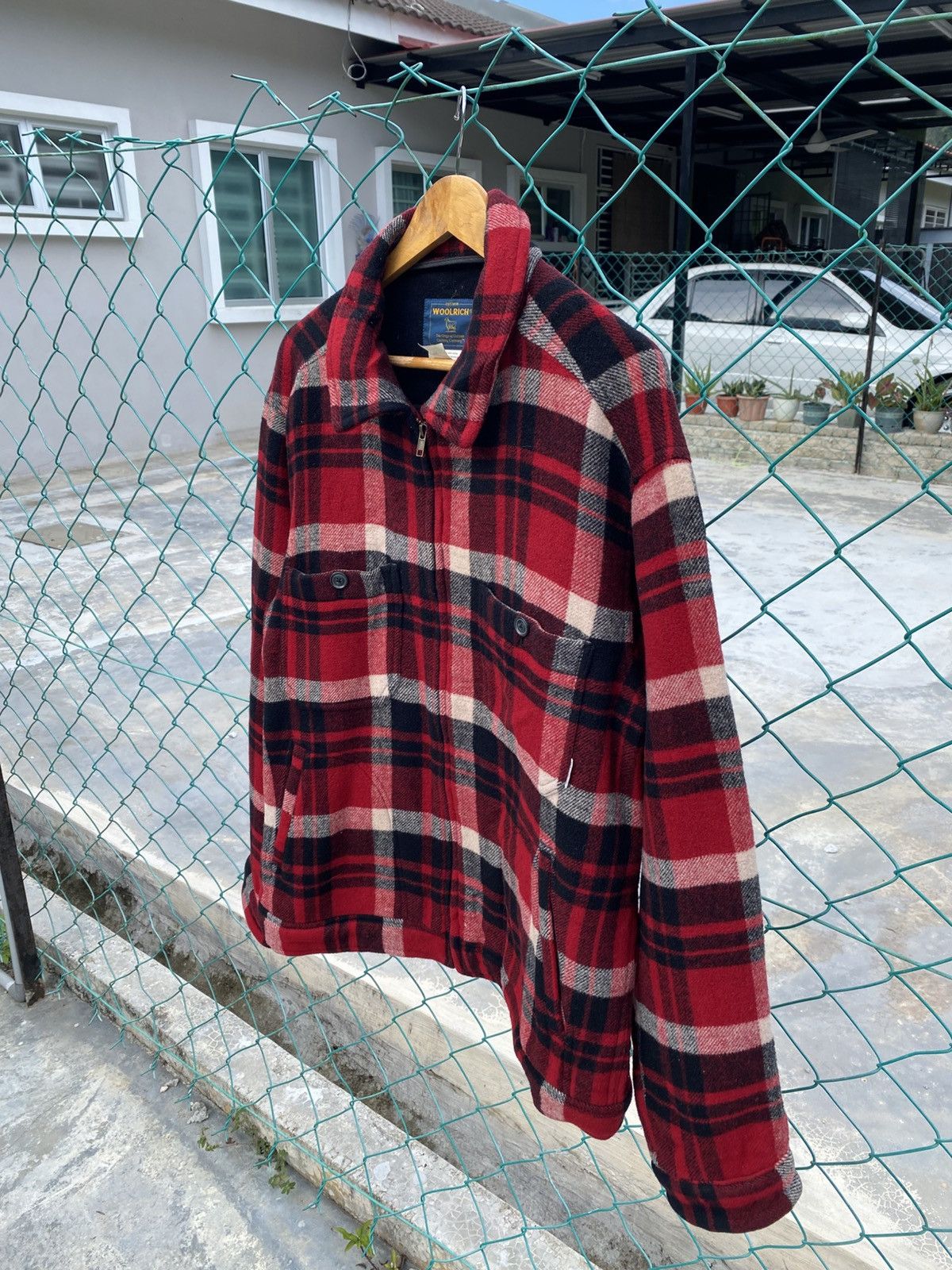 Woolrich Woolen Mills Woolrich checkered mohair jacket Size US L / EU 52-54 / 3 - 5 Thumbnail