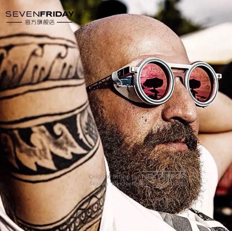 SEVENFRIDAY seven friday retro round sunglasses. Size ONE SIZE - 1 Thumbnail