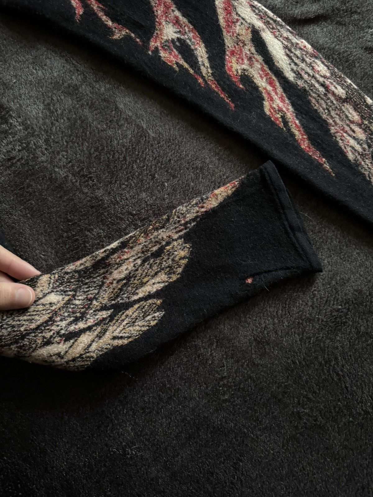 Alexander McQueen Alexandr McQueen A/W 2010 Angels & Demons Hells Angels Size 22" - 3 Thumbnail