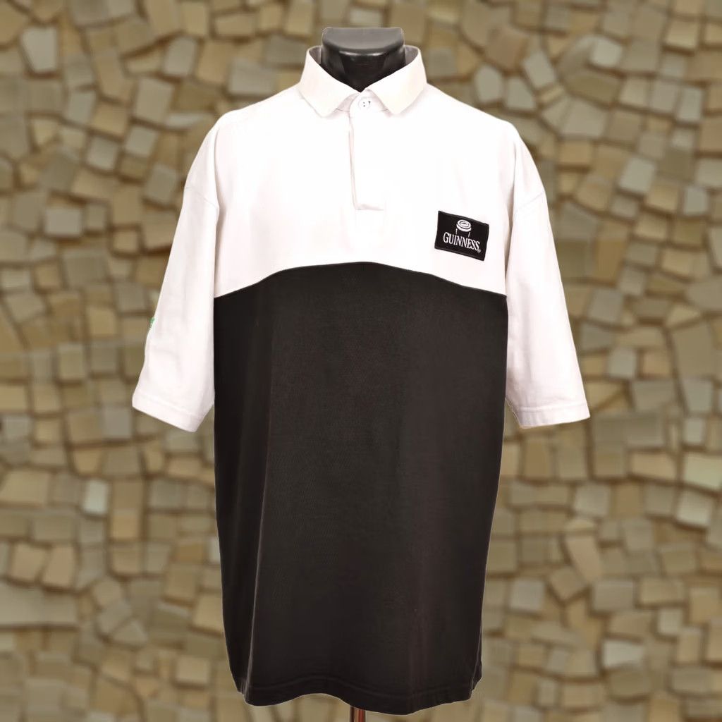 Vintage DDP Guinness IRB Rugby World Cup 1999 Vintage Rugby Polo Shirt XL, Black, Short Sleeve, Men’s Polo Shirt, Size XL Size US XL / EU 56 / 4 - 1 Thumbnail