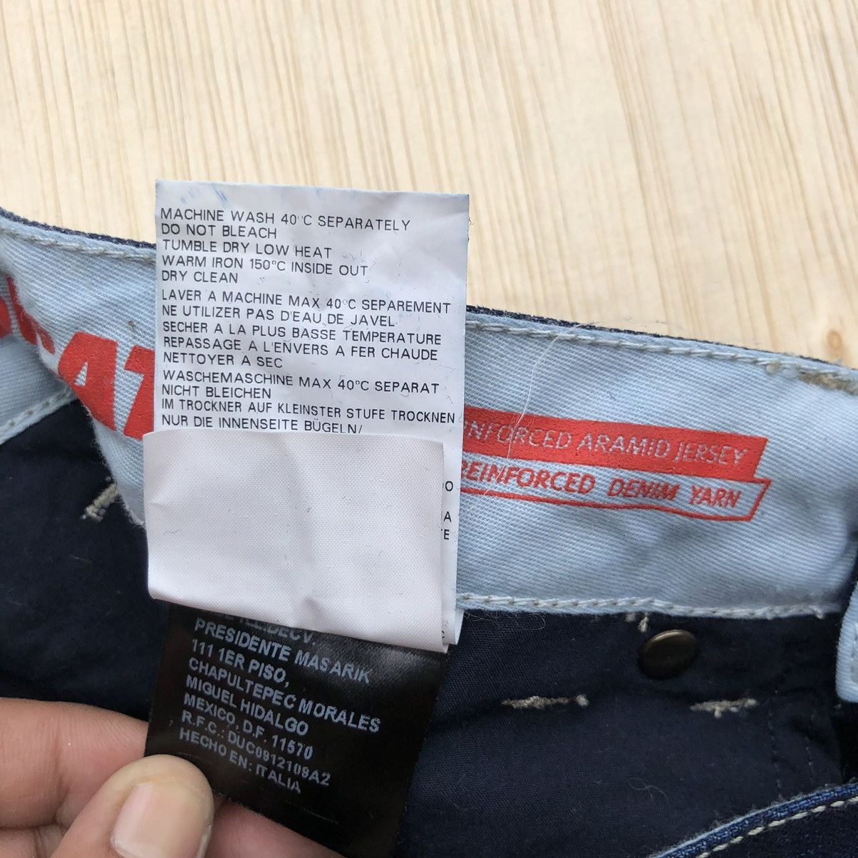 Dainese × Ducati DUCATI REINFORCED DENIM YARN by DAINESE Size US 29 - 4 Thumbnail