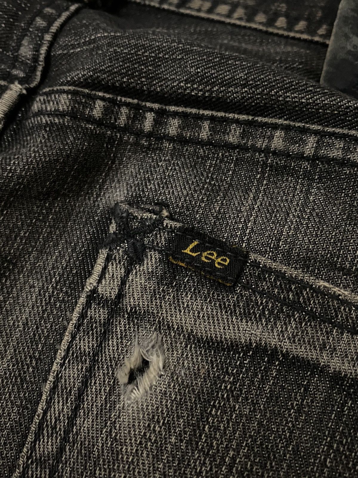 Japanese Brand Vintage Lee Riders Classic Retro Ripped Jeans Denim Size US 36 / EU 52 - 20 Thumbnail