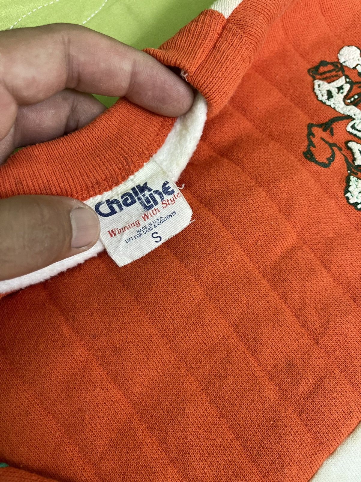 Chalk Line Vintage Miami Hurricanes Basketball Sweatshirt Size US S / EU 44-46 / 1 - 15 Thumbnail