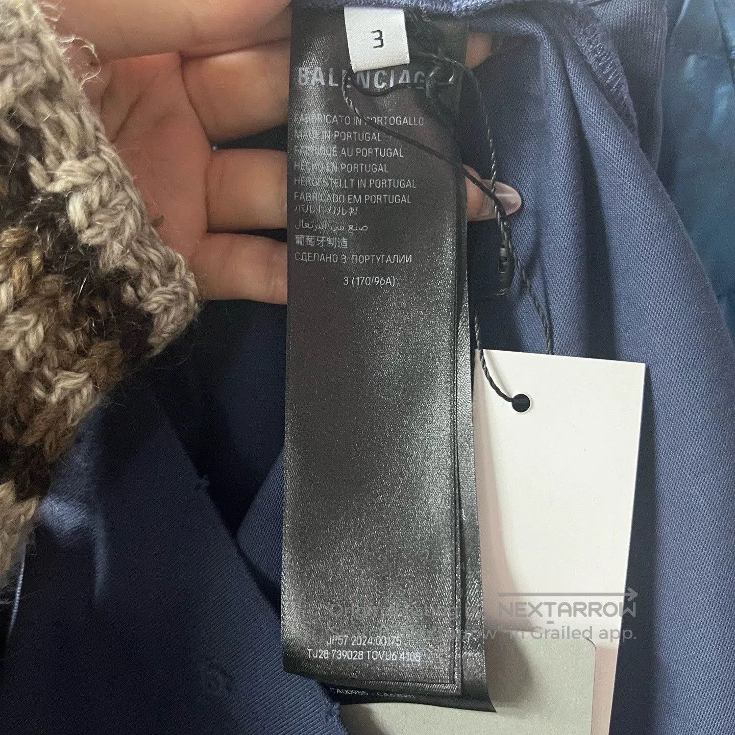 Balenciaga balenciaga blue letter print t-shirt. Size US S / EU 44-46 / 1 - 3 Thumbnail