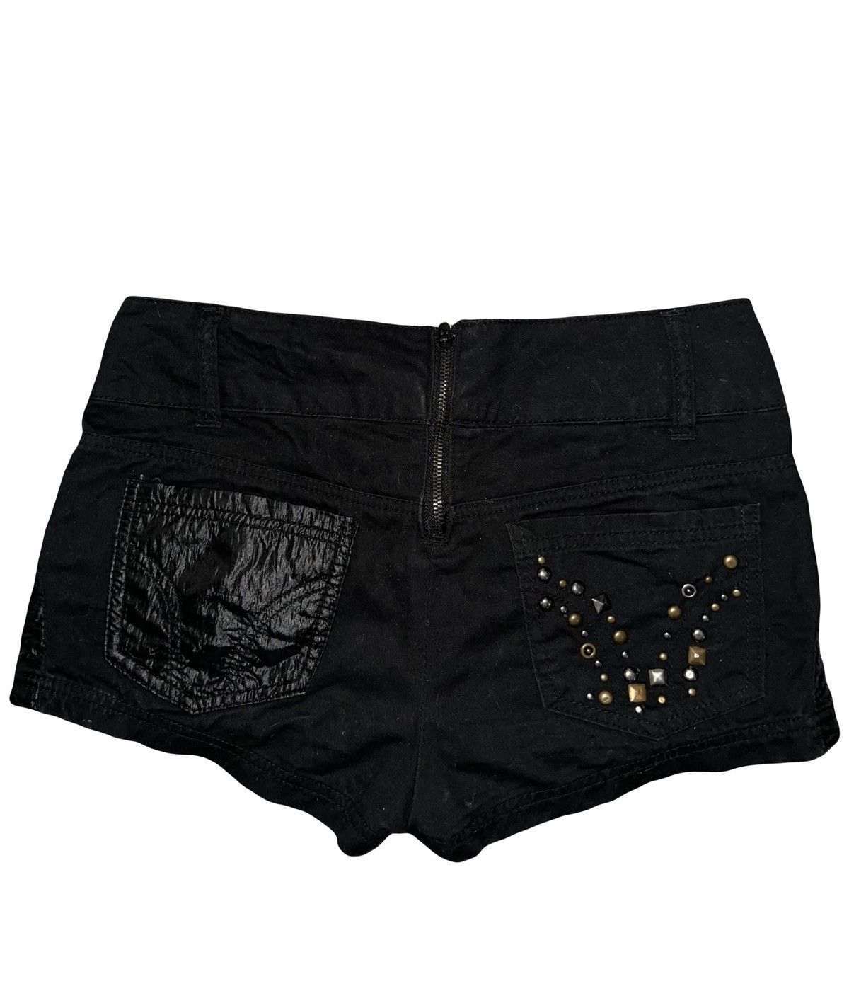 Japanese Brand Japanese grunge micro shorts 🖤🧛🏻‍♀️ Size 28" / US 6 / IT 42 - 2 Thumbnail