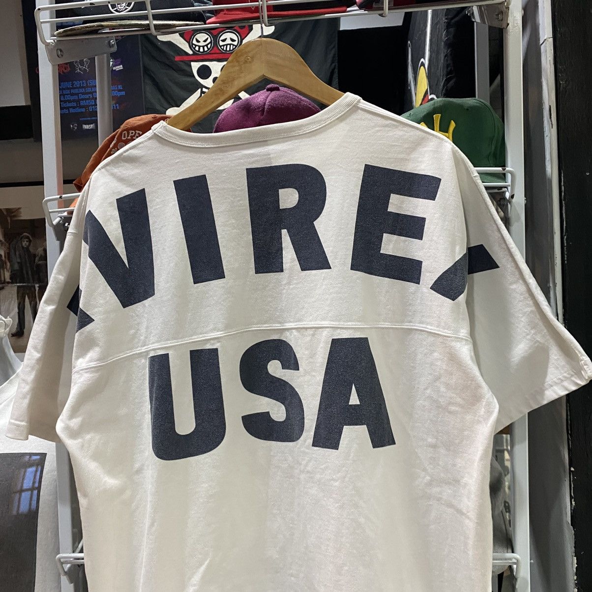 Avirex × Vintage Vintage AVIREX USA Military American Style T-Shirts Size US XL / EU 56 / 4 - 3 Thumbnail