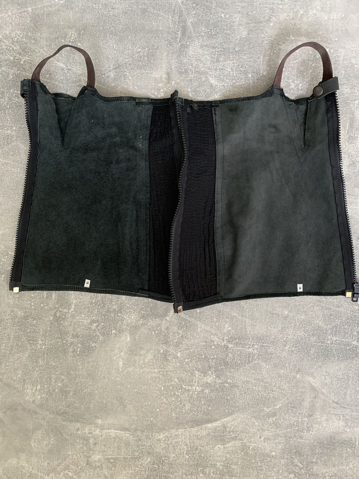 Japanese Brand × Vintage Leather Gaiters Y2K Style AvantGarde Moto Size ONE SIZE - 8 Thumbnail