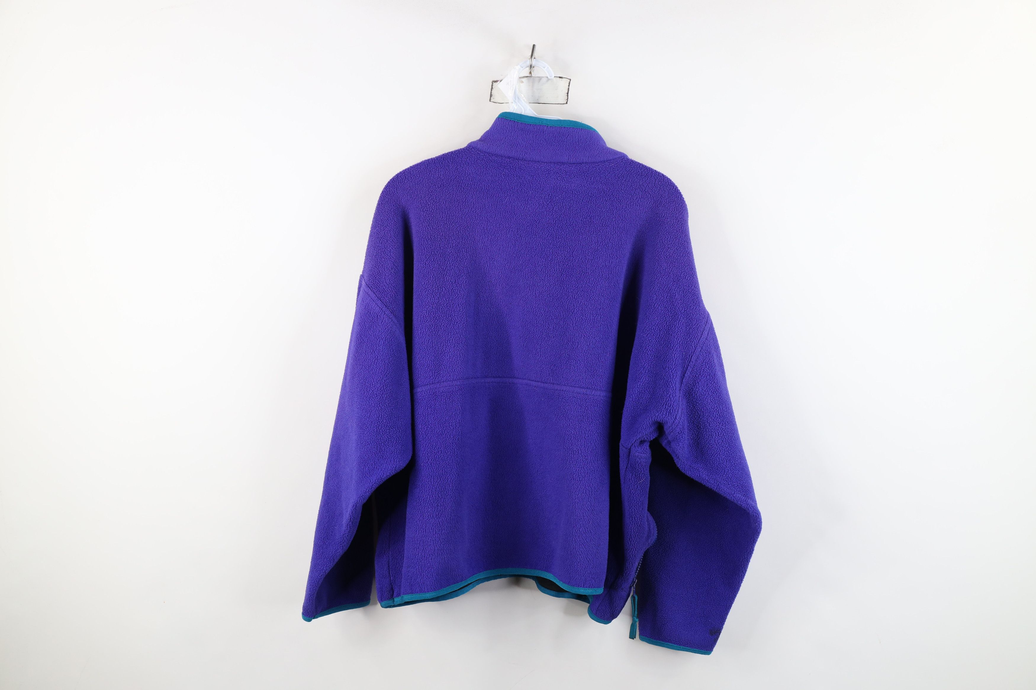 Vintage Vintage 90s Streetwear Half Zip Fleece Pullover Sweater USA Size L / US 10 / IT 46 - 12 Thumbnail