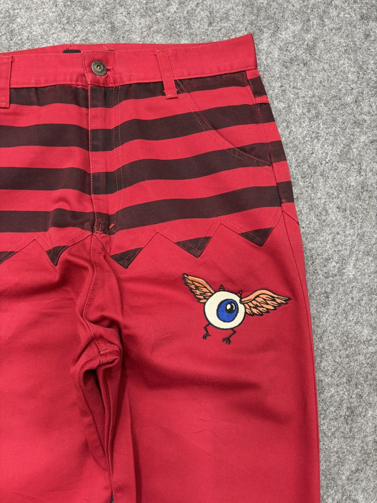 Japanese Brand CANDY STRIPPER Japan Emo Gothic Streetwear Eye Pant F690 Size US 30 / EU 46 - 6 Thumbnail