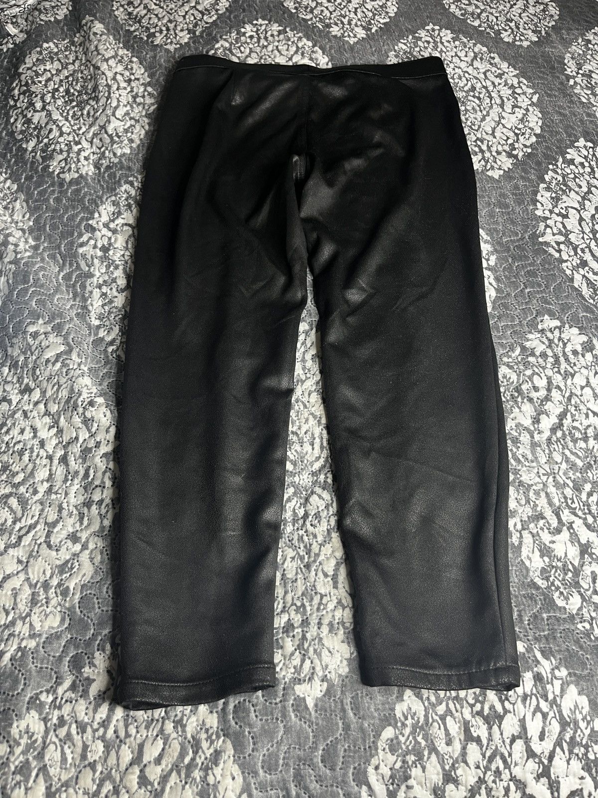 Other No Boundaries Black Faux Leather Pants Size 38" / US 16 / IT 52 - 5 Thumbnail
