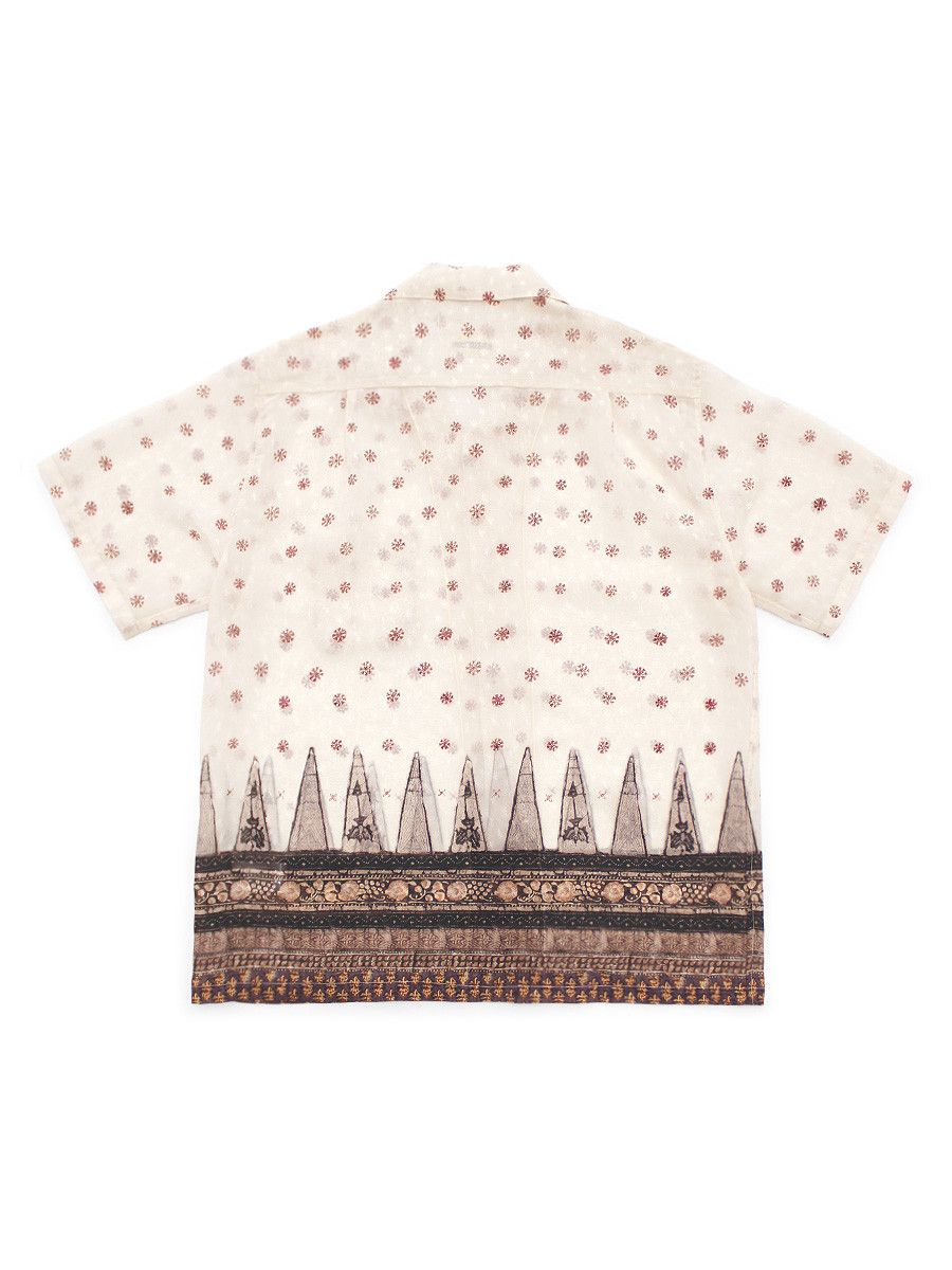 Kapital Kapital Sheer Sarasa-Print Short Sleeve Open Collar Shirt Size US XL / EU 56 / 4 - 2 Thumbnail